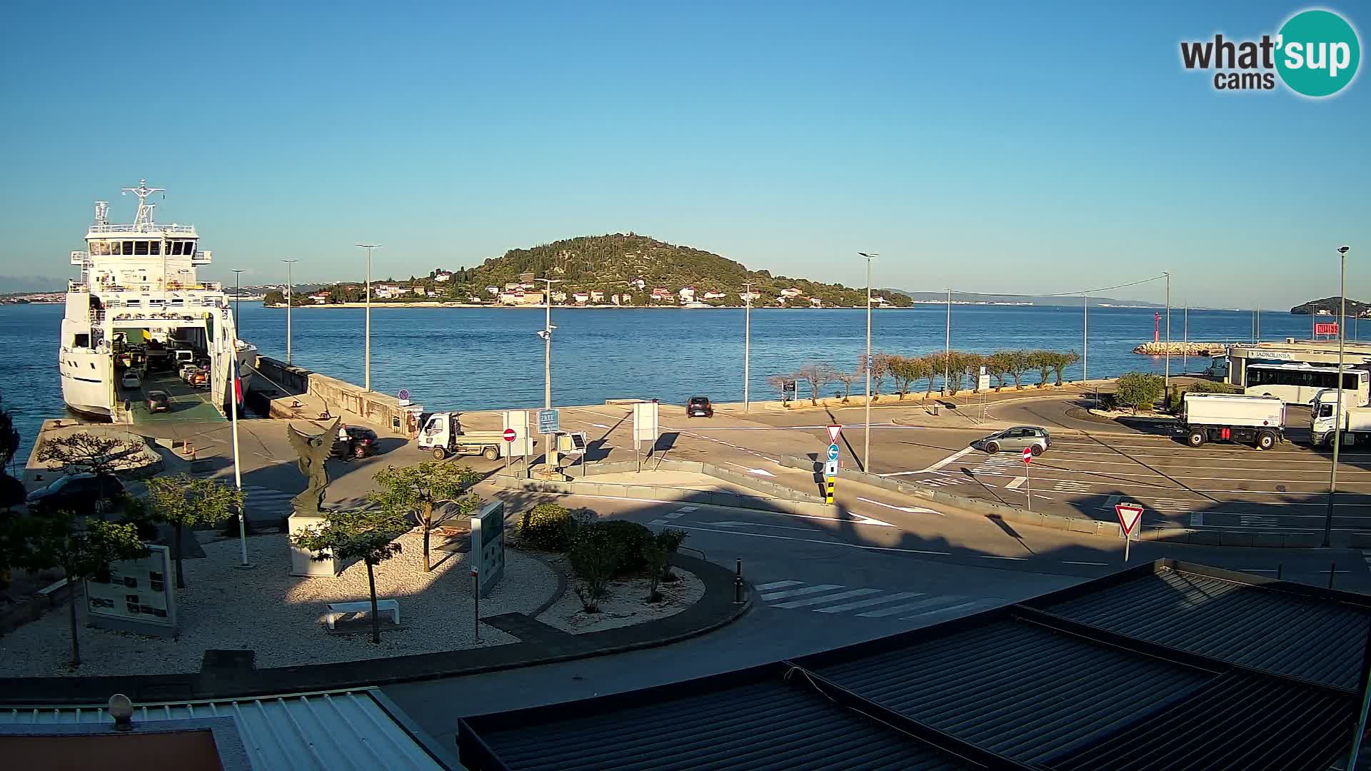 Webcam Ugljan – Preko Ferry to Zadar