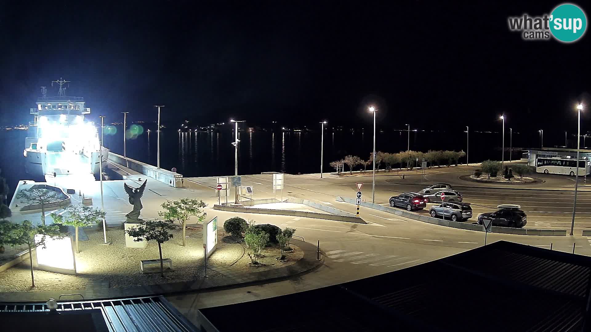 Webcam Ugliano – terminal traghetto da Preko a Zara