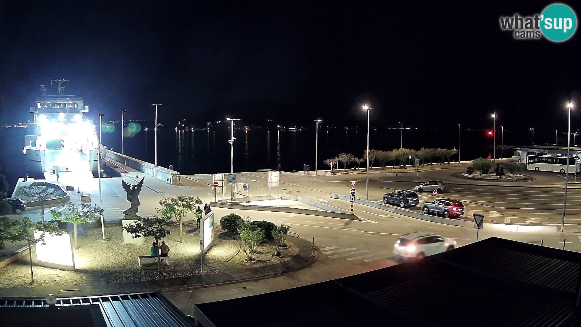 Webcam Ugliano – terminal traghetto da Preko a Zara