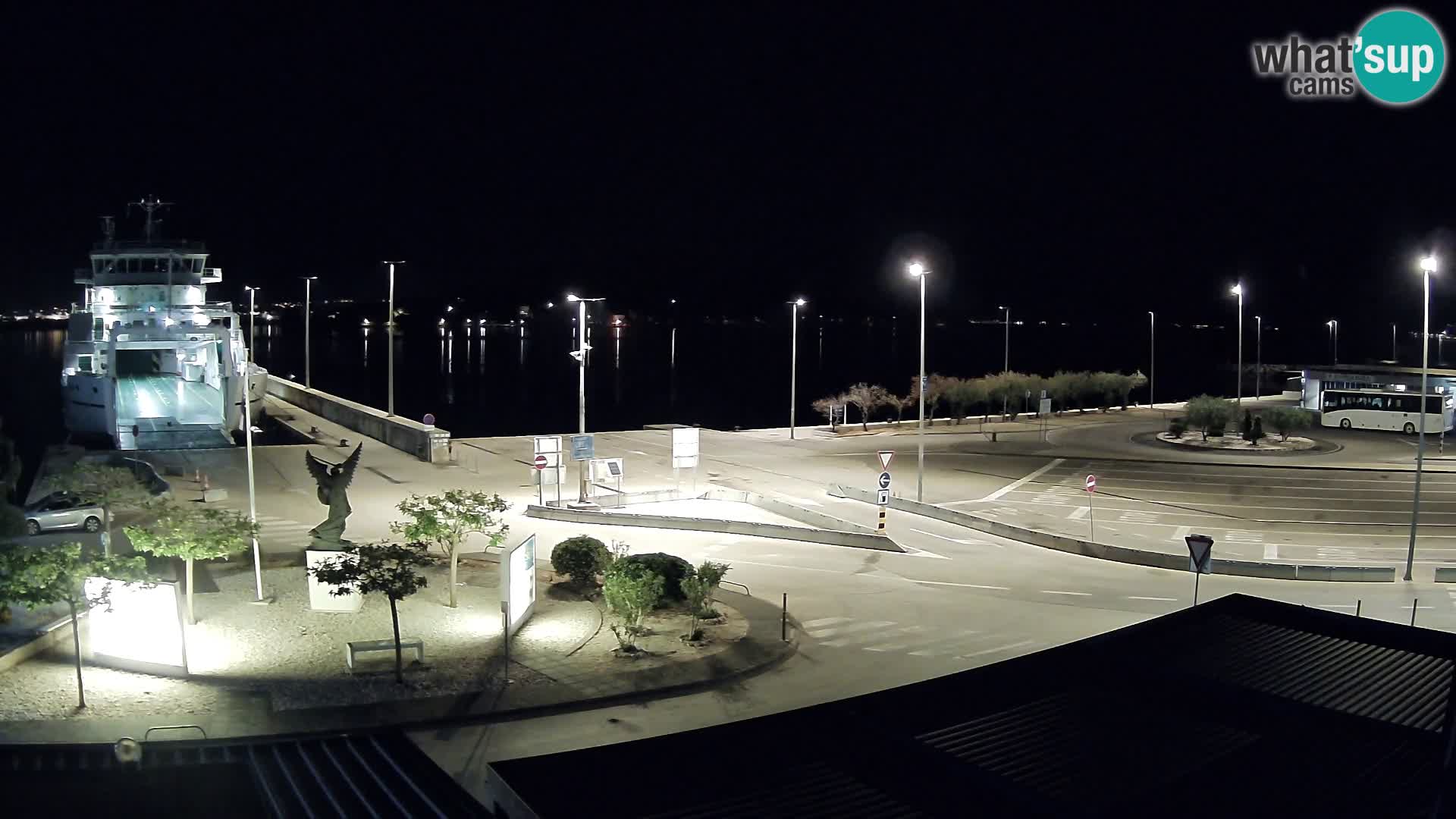 Webcam Ugliano – terminal traghetto da Preko a Zara