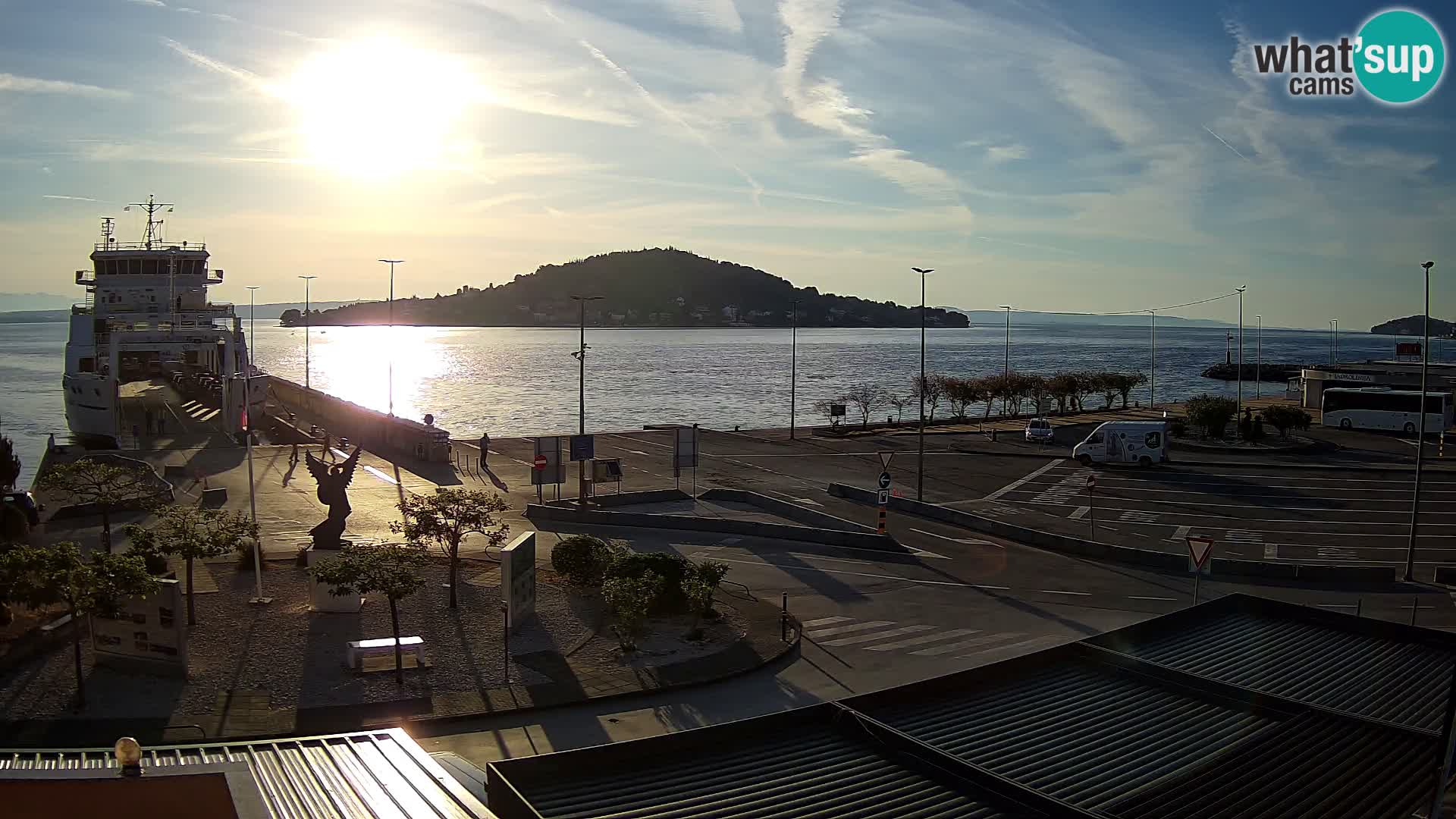 Webcam Ugliano – terminal traghetto da Preko a Zara