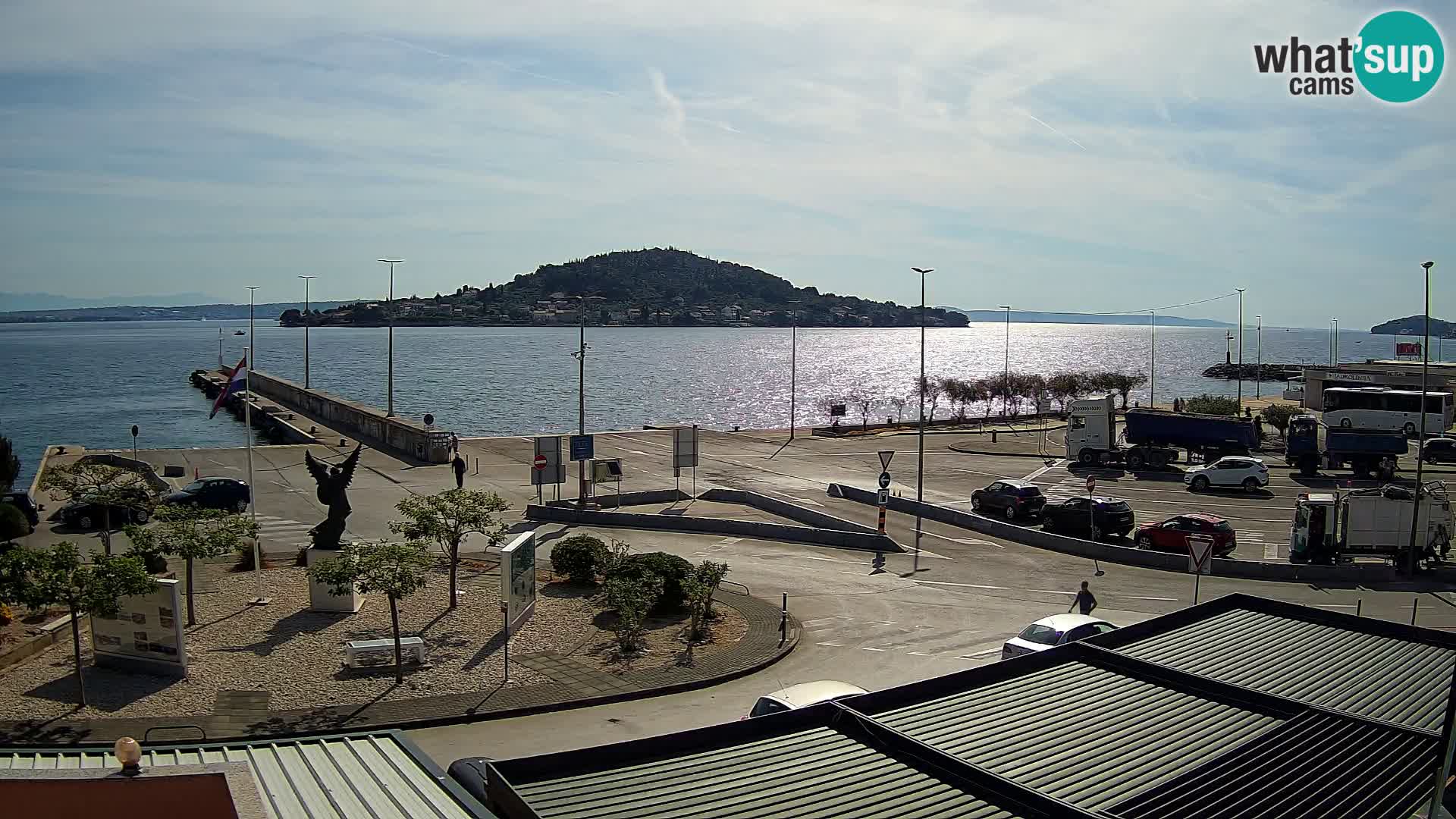 Webcam Ugliano – terminal traghetto da Preko a Zara
