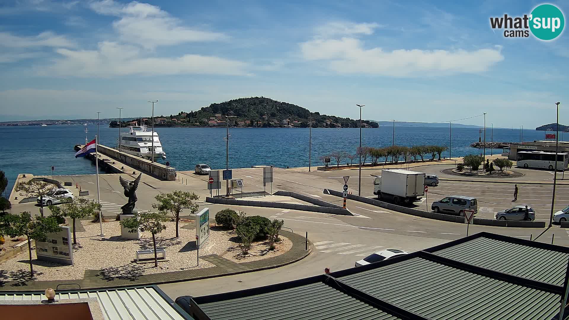 Webcam Ugljan – Preko Ferry to Zadar