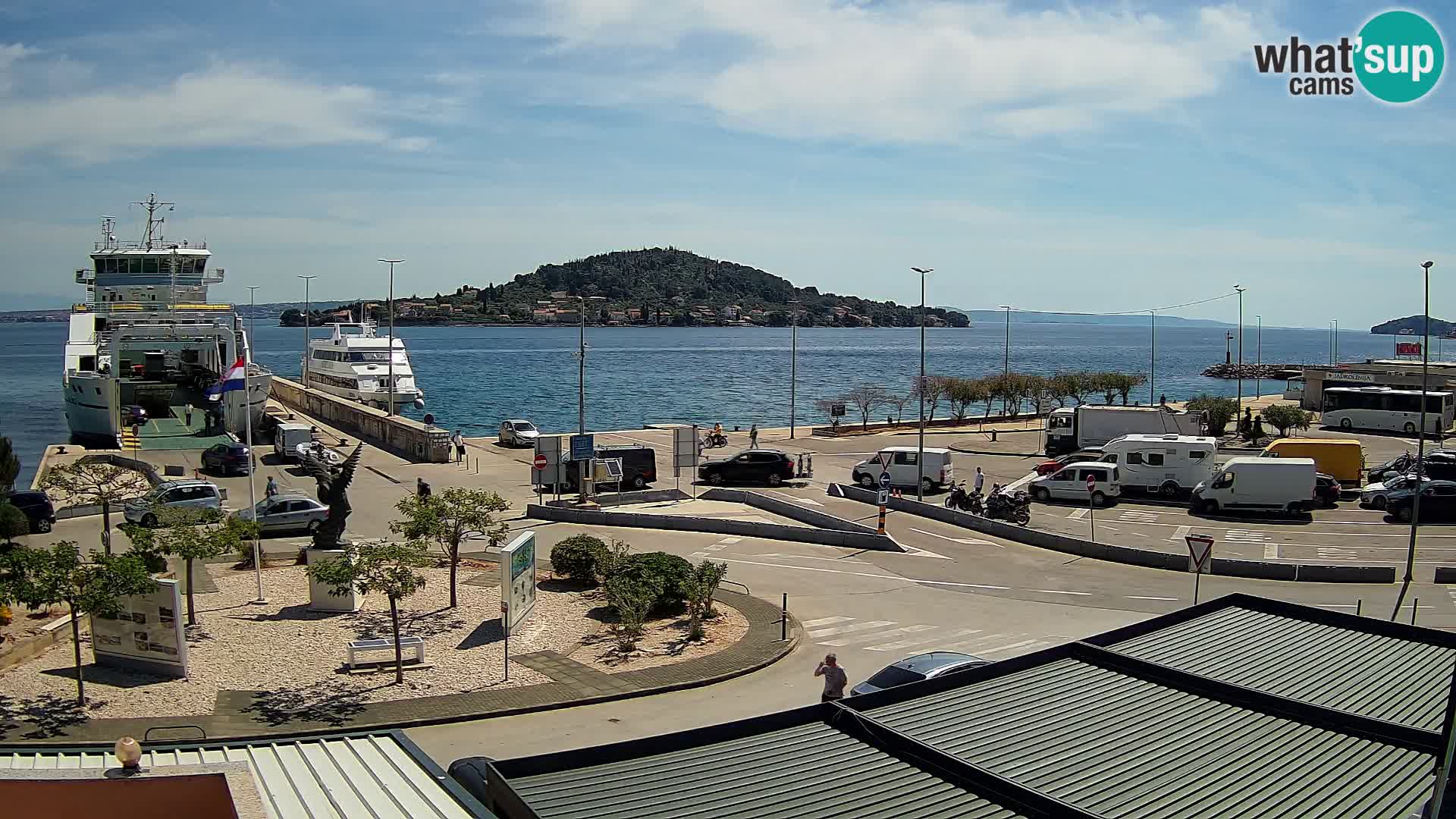 Webcam Ugljan – Preko Ferry to Zadar