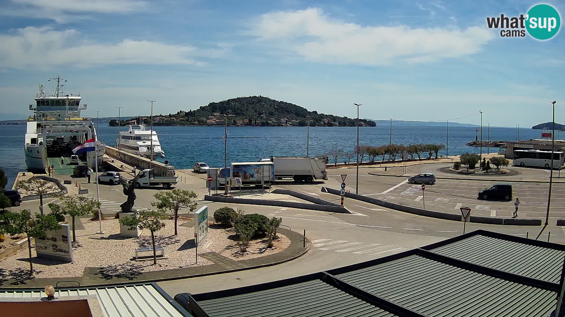 Webcam Ugljan – Preko Ferry to Zadar
