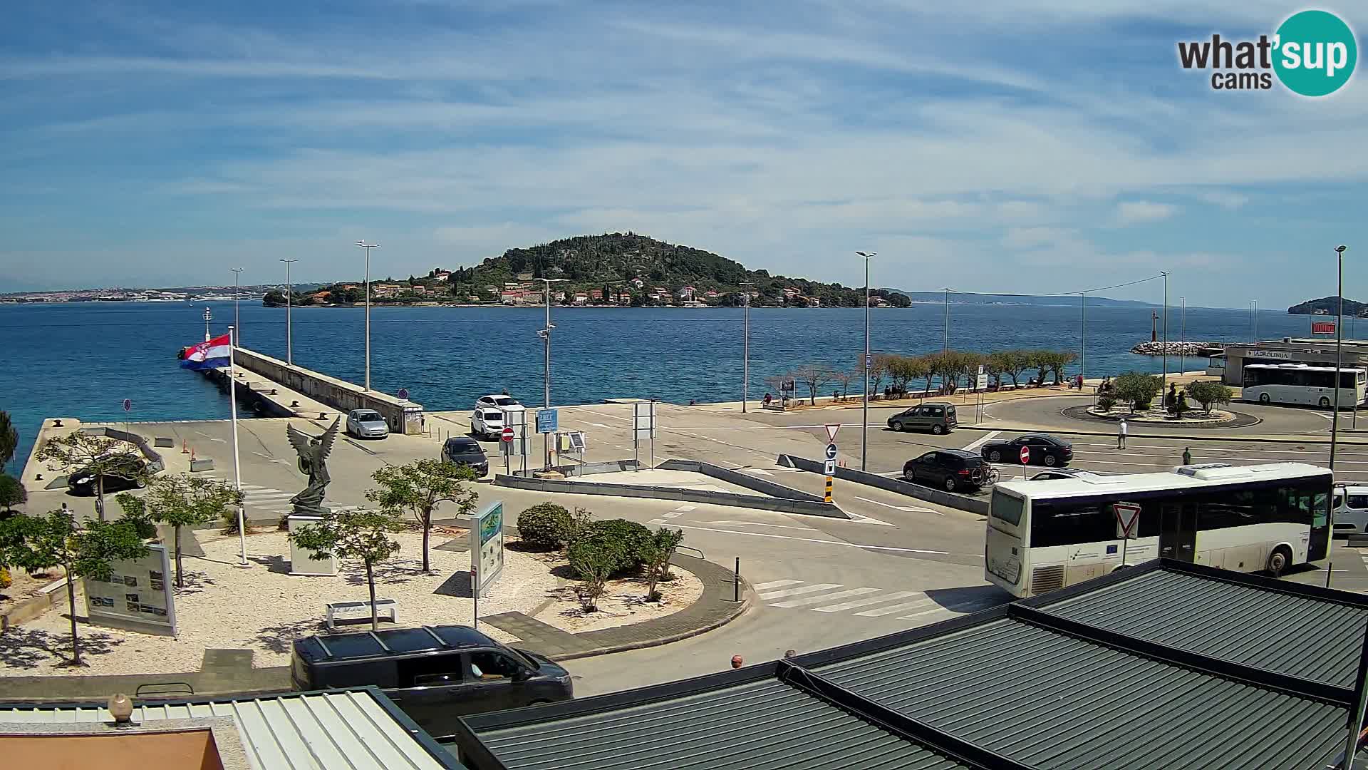 Spletna kamera Ugljan – trajekt Preko – Zadar