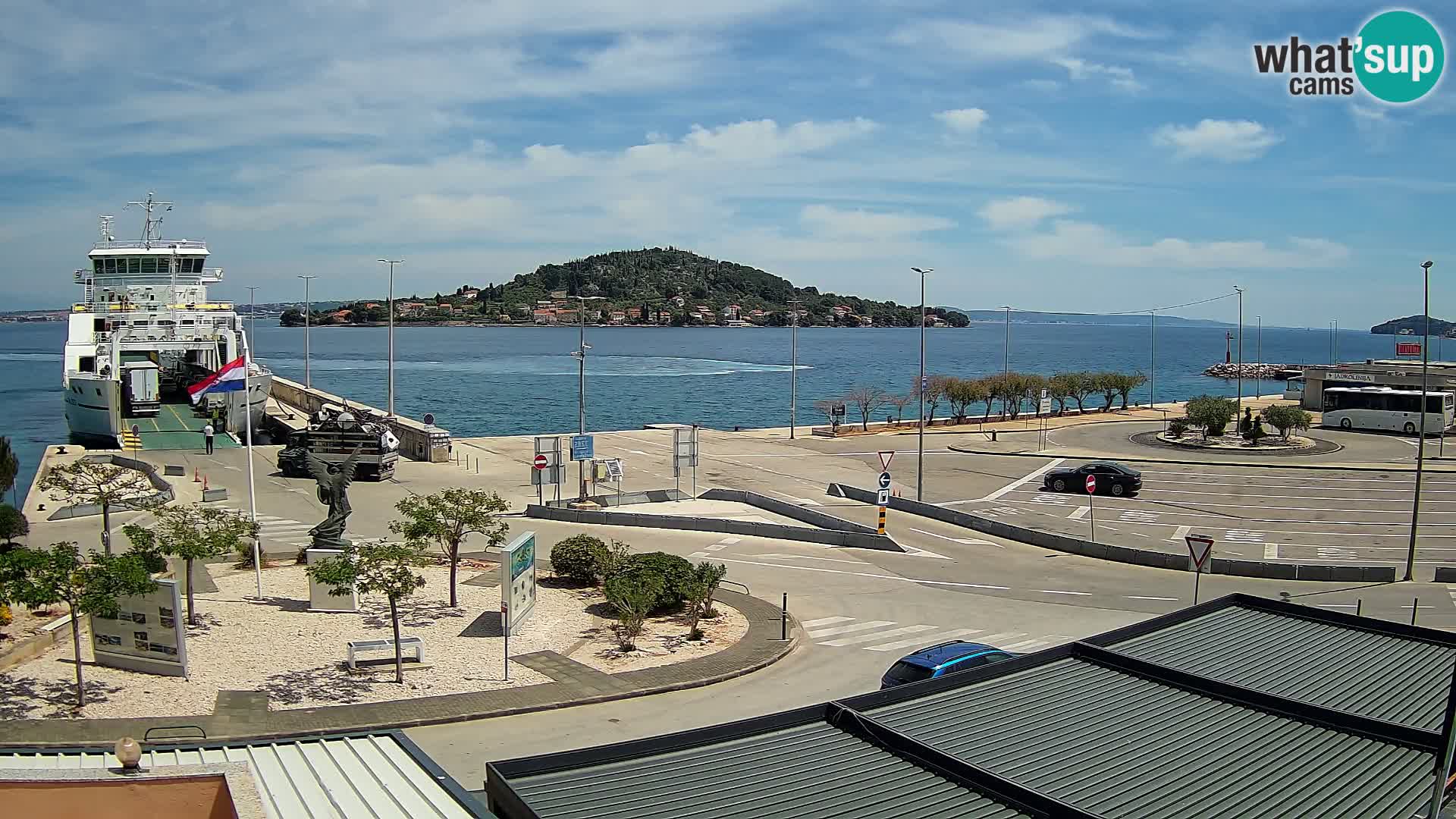 UGLJAN Webcam – Preko-Fähre nach Zadar