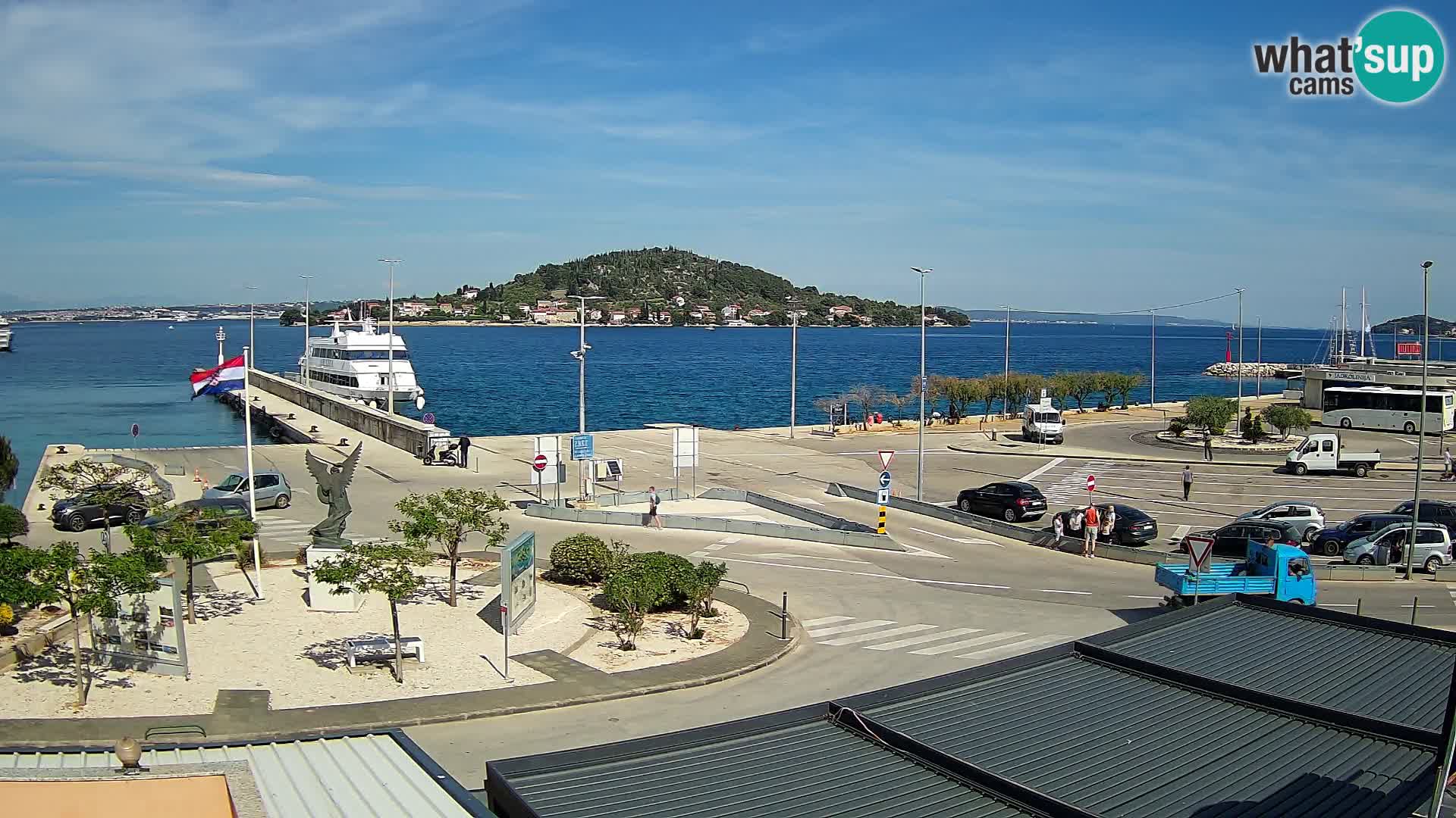 Web kamera Ugljan – Preko trajekt za Zadar