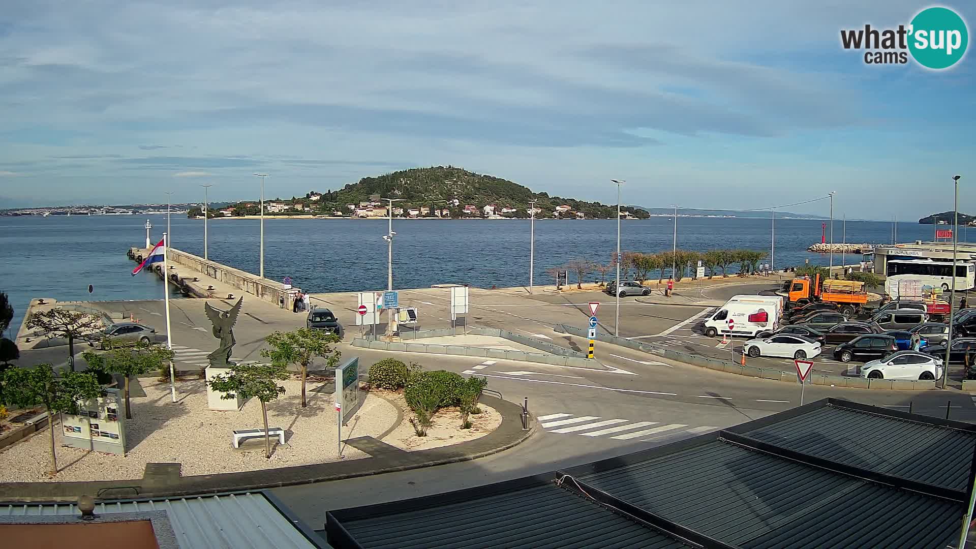 Webcam Ugljan – Preko Ferry to Zadar