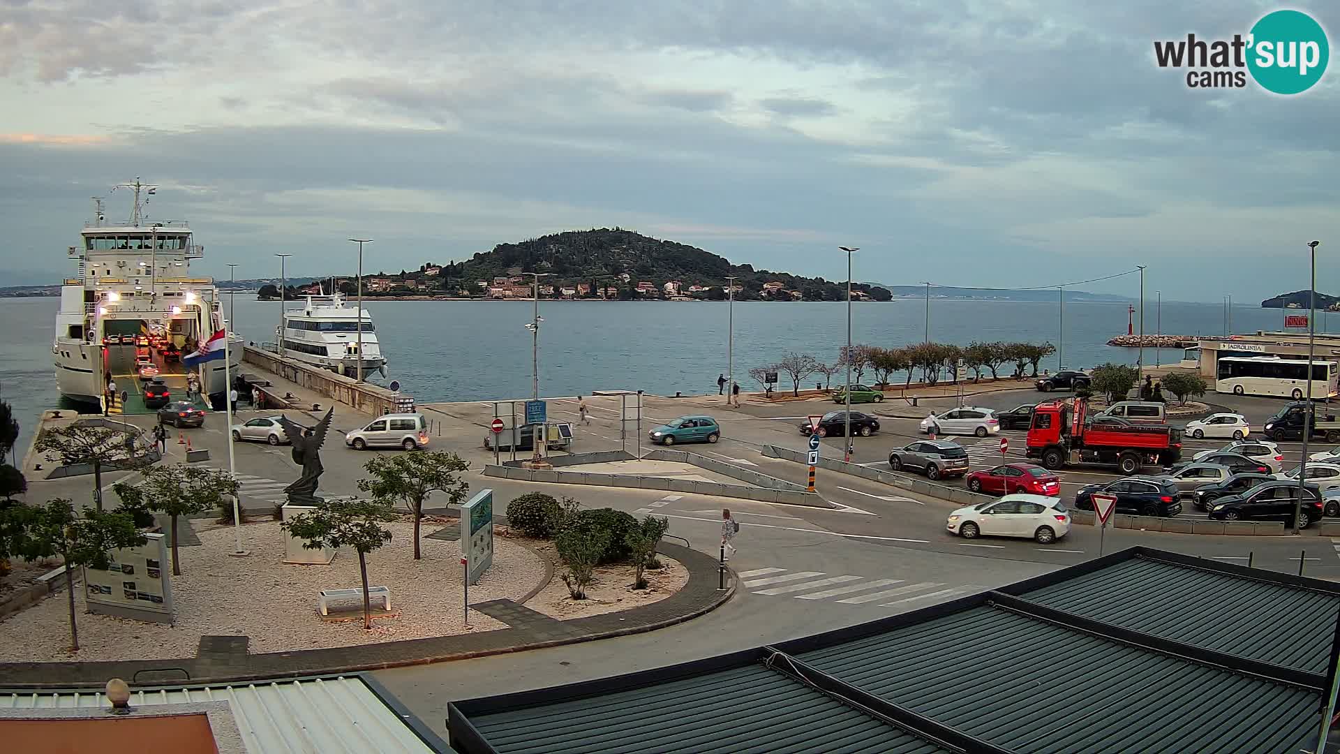 Webcam Ugljan – Preko Ferry to Zadar