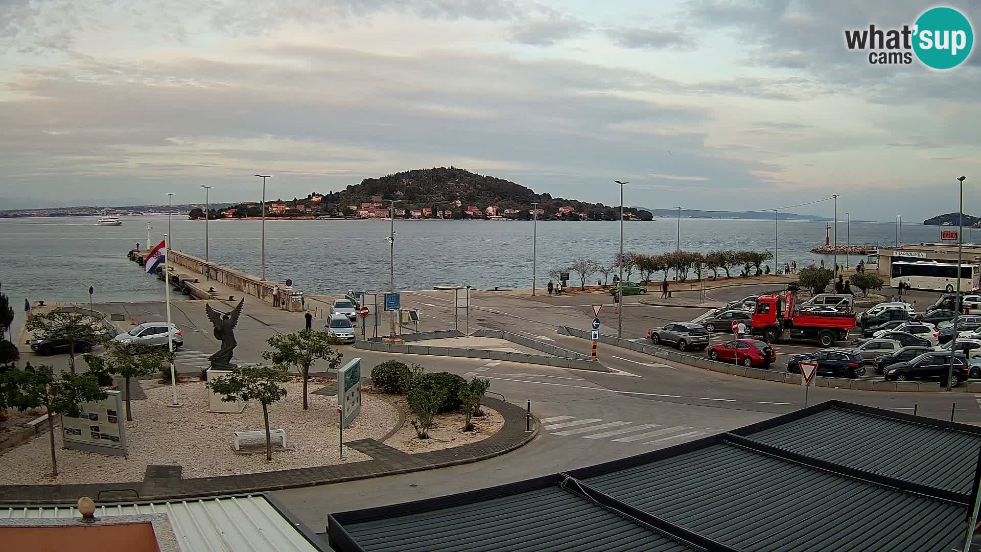 Webcam Ugljan – Preko Ferry to Zadar