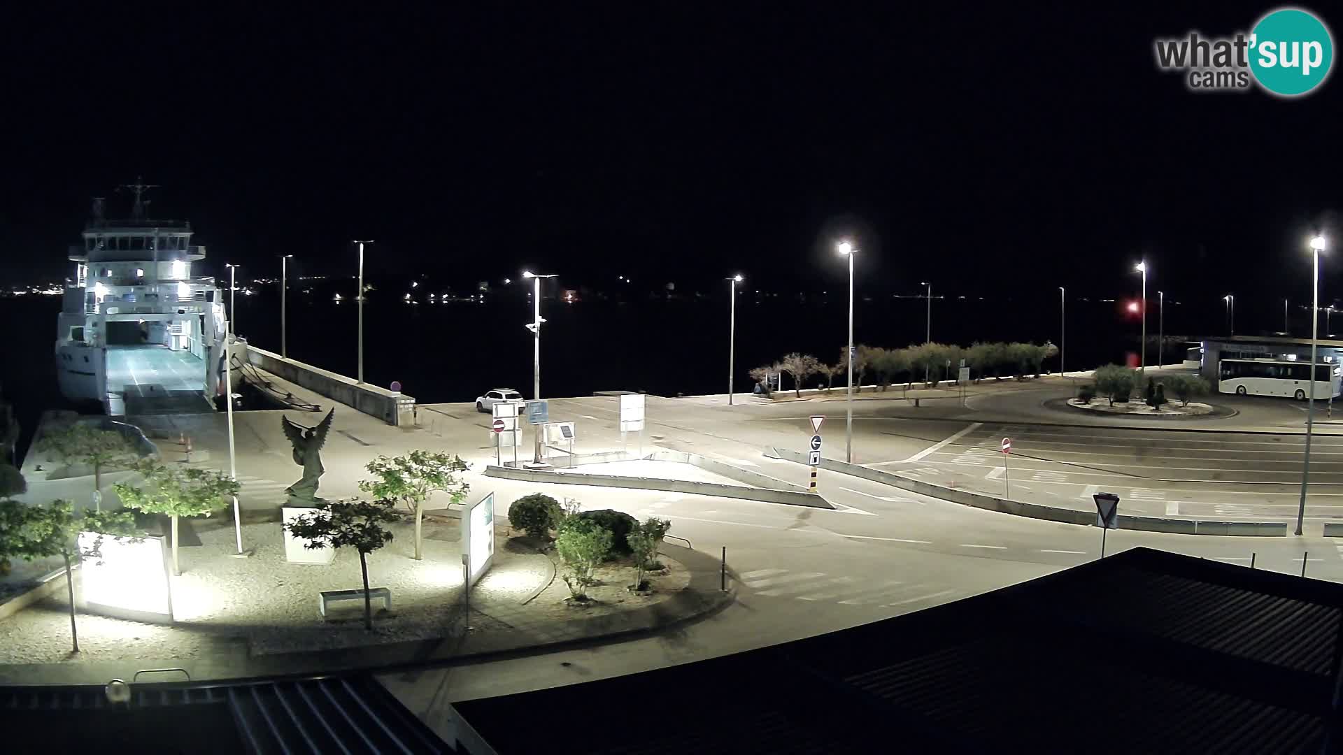 Webcam Ugliano – terminal traghetto da Preko a Zara