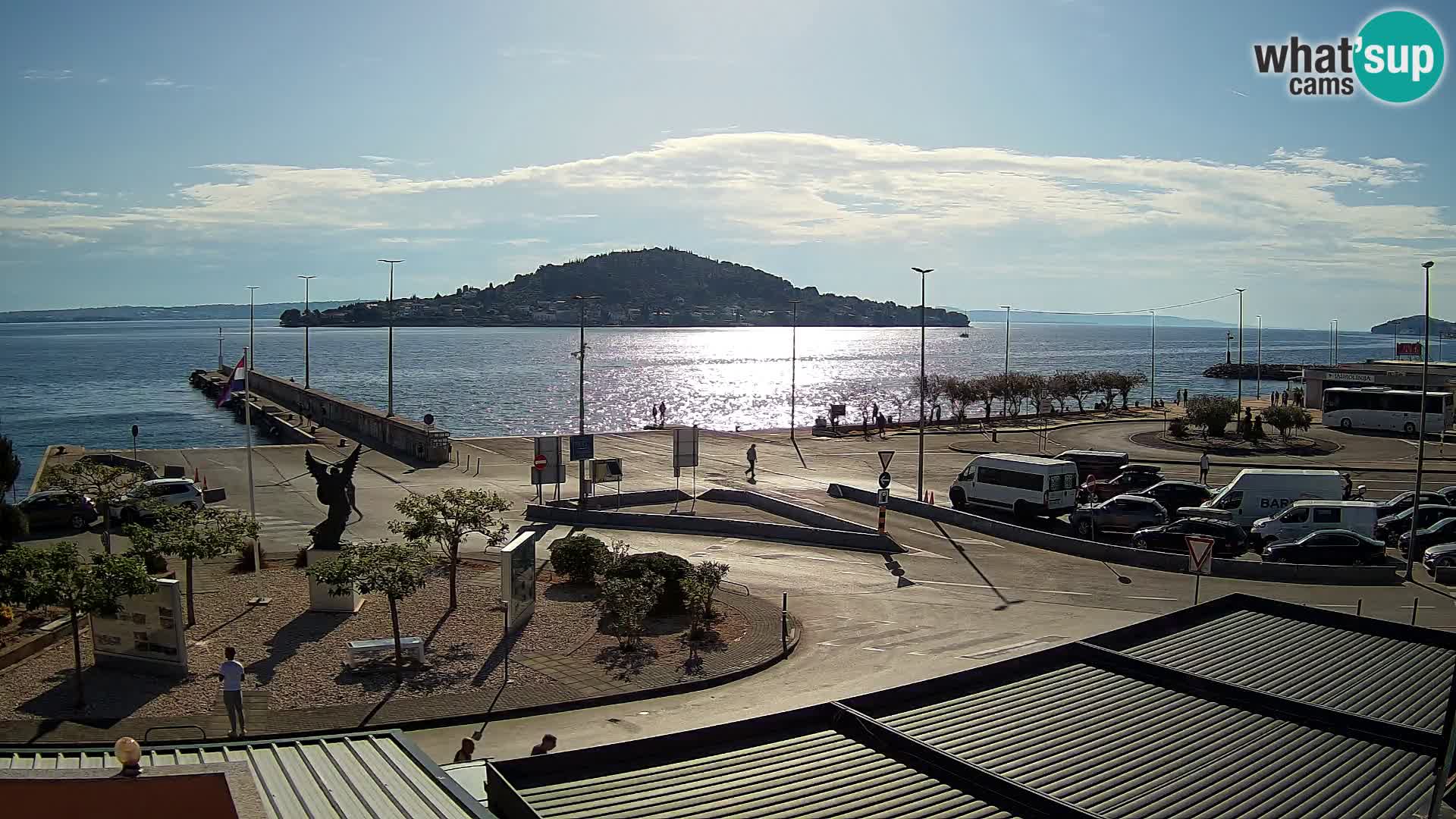 Webcam Ugliano – terminal traghetto da Preko a Zara