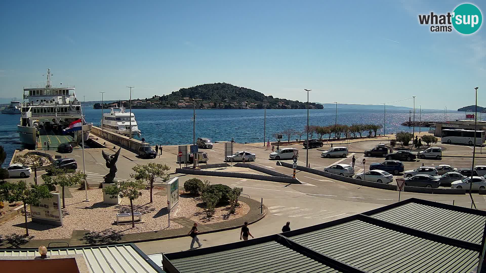 Spletna kamera Ugljan – trajekt Preko – Zadar