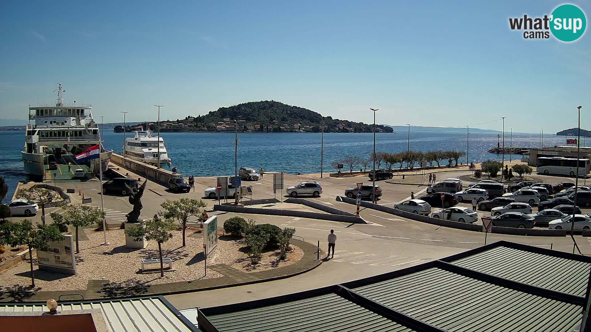 Webcam Ugljan – Preko Ferry to Zadar