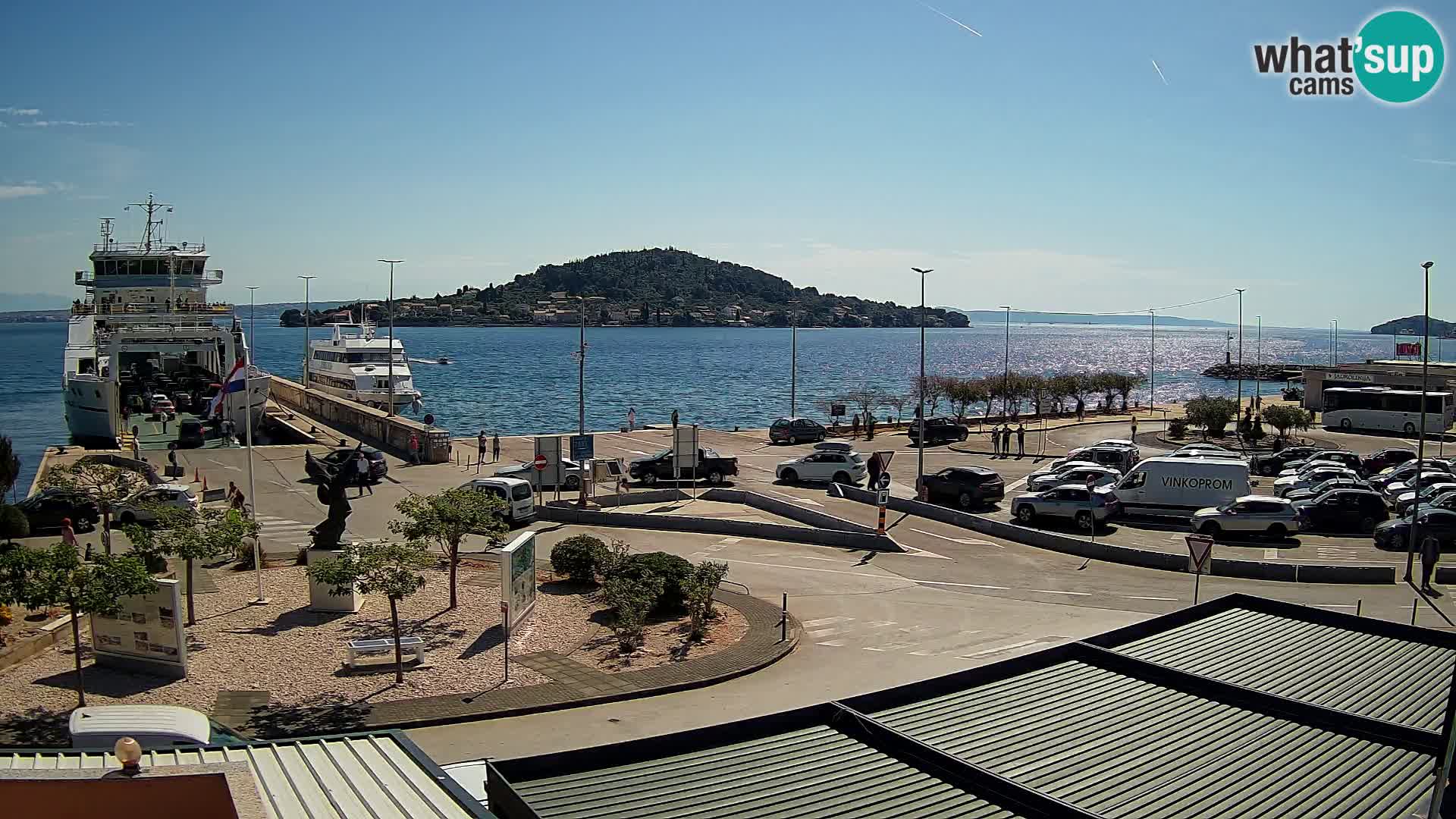 Webcam Ugliano – terminal traghetto da Preko a Zara