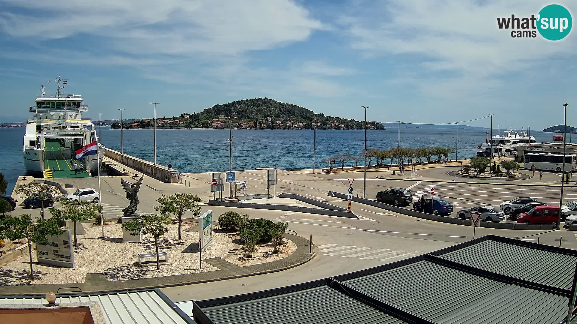 Spletna kamera Ugljan – trajekt Preko – Zadar