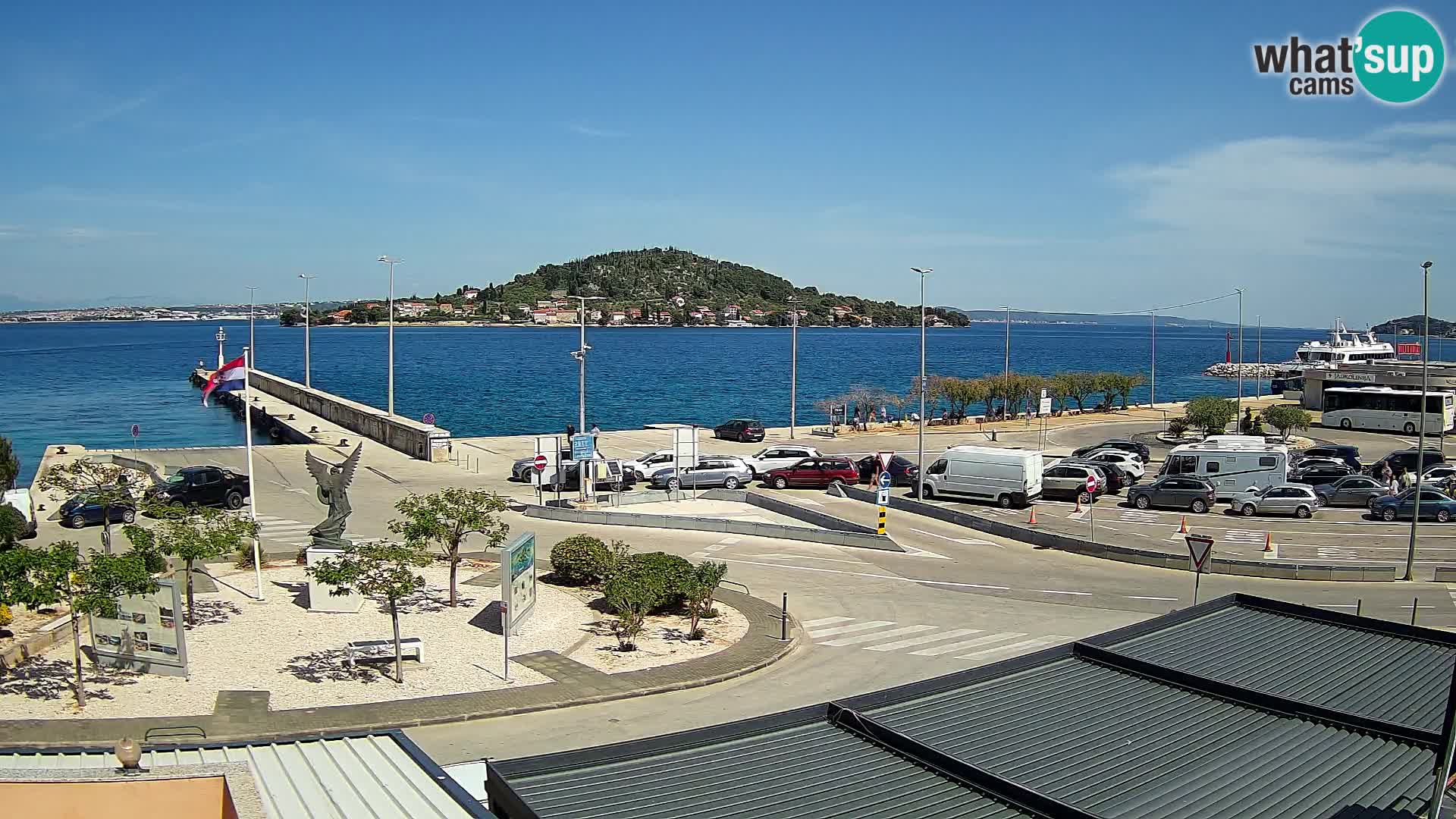 Webcam Ugljan – Preko Ferry to Zadar
