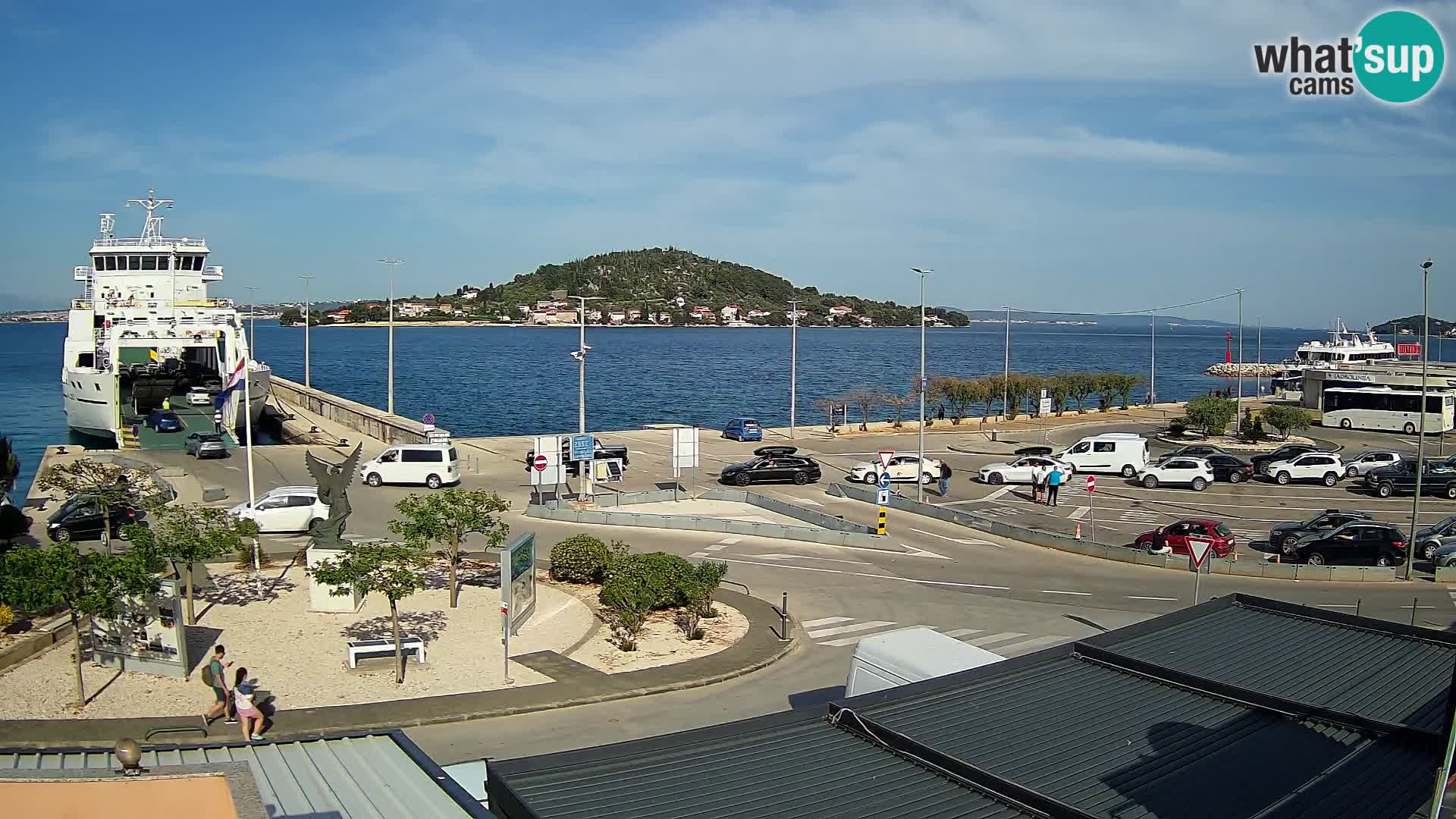 Webcam Ugljan – Preko Ferry to Zadar
