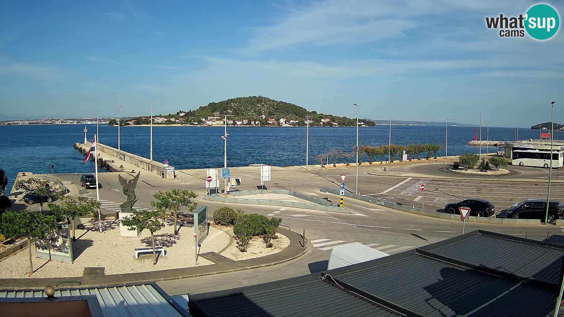 Webcam Ugljan – Preko Ferry to Zadar