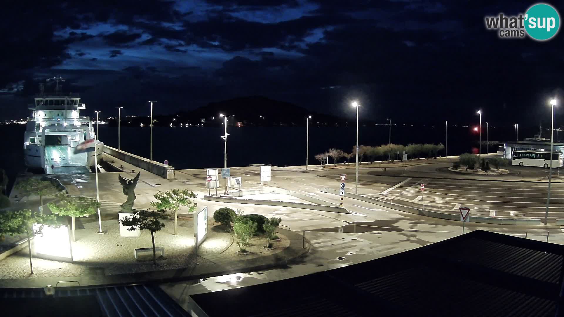 Spletna kamera Ugljan – trajekt Preko – Zadar