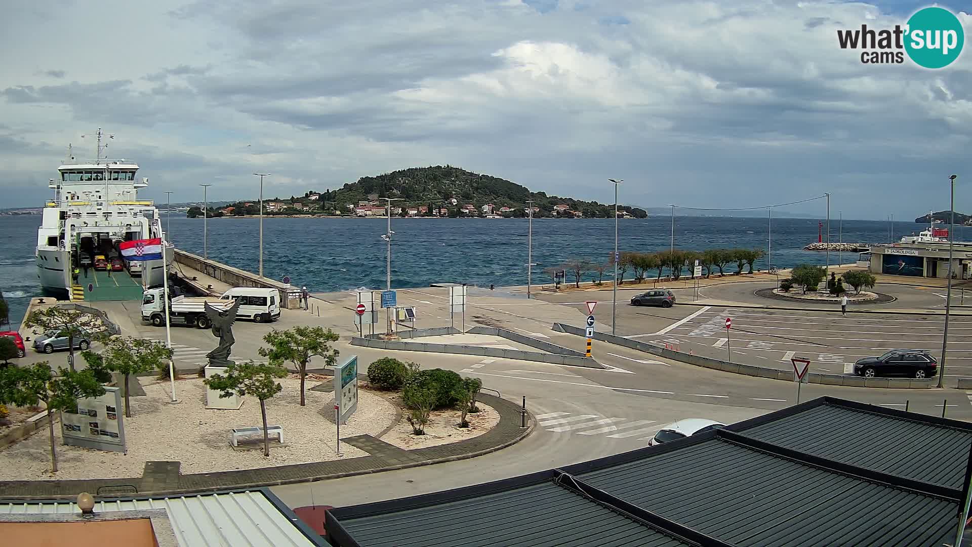 Webcam Ugljan – Preko Ferry to Zadar