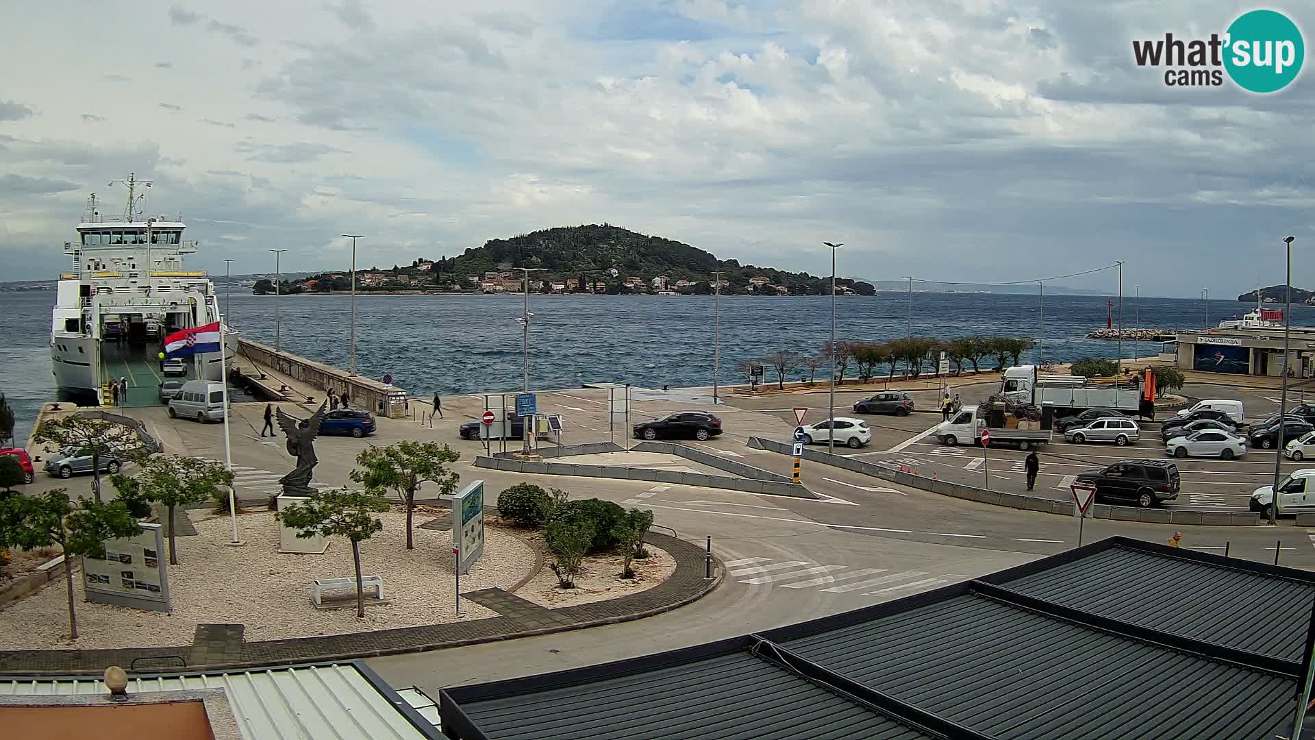 Webcam Ugliano – terminal traghetto da Preko a Zara