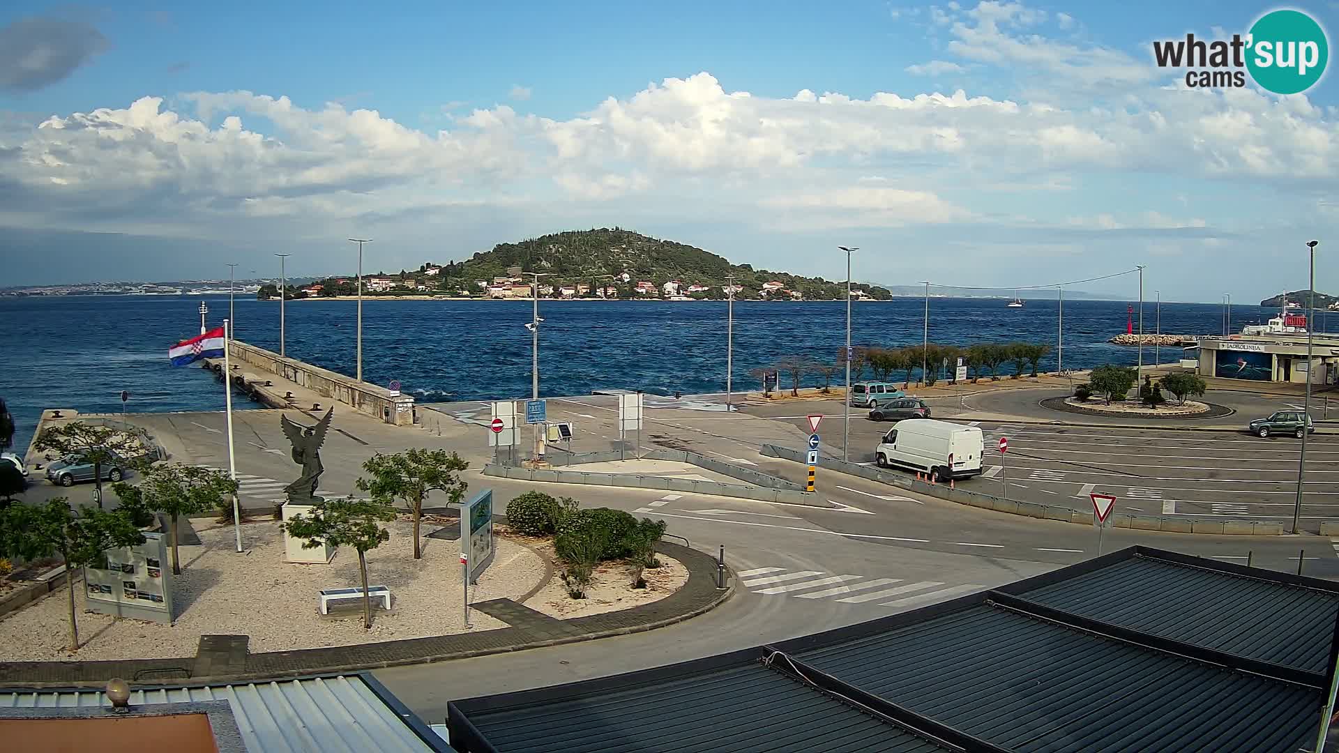 Webcam Ugljan – Preko Ferry to Zadar