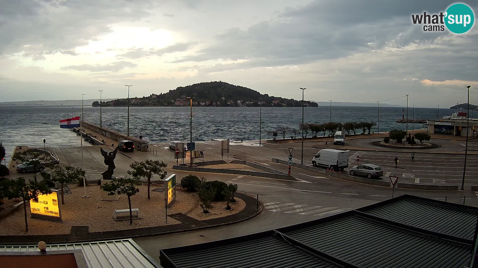 Webcam Ugliano – terminal traghetto da Preko a Zara