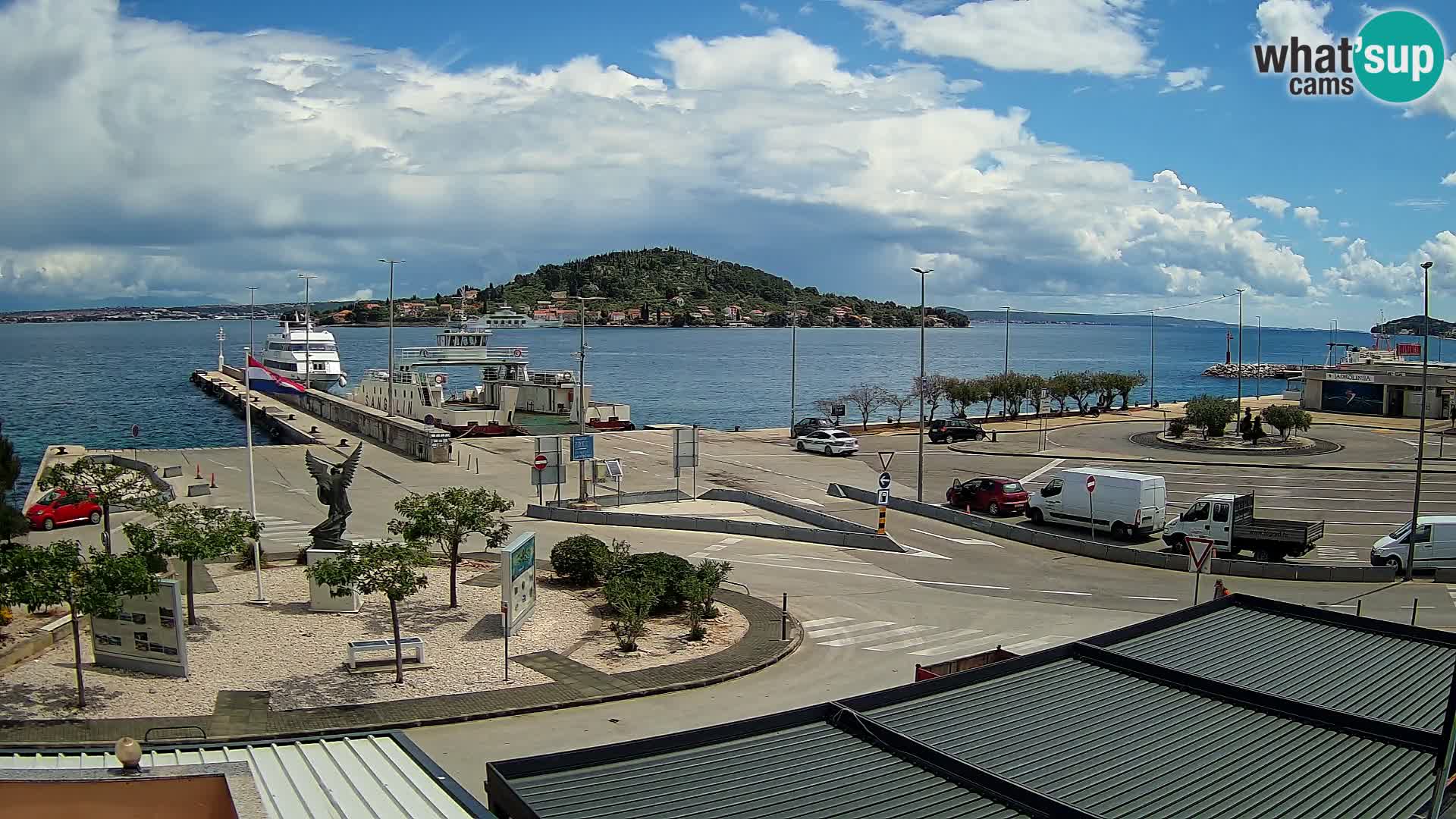 Webcam Ugljan – Preko Ferry to Zadar