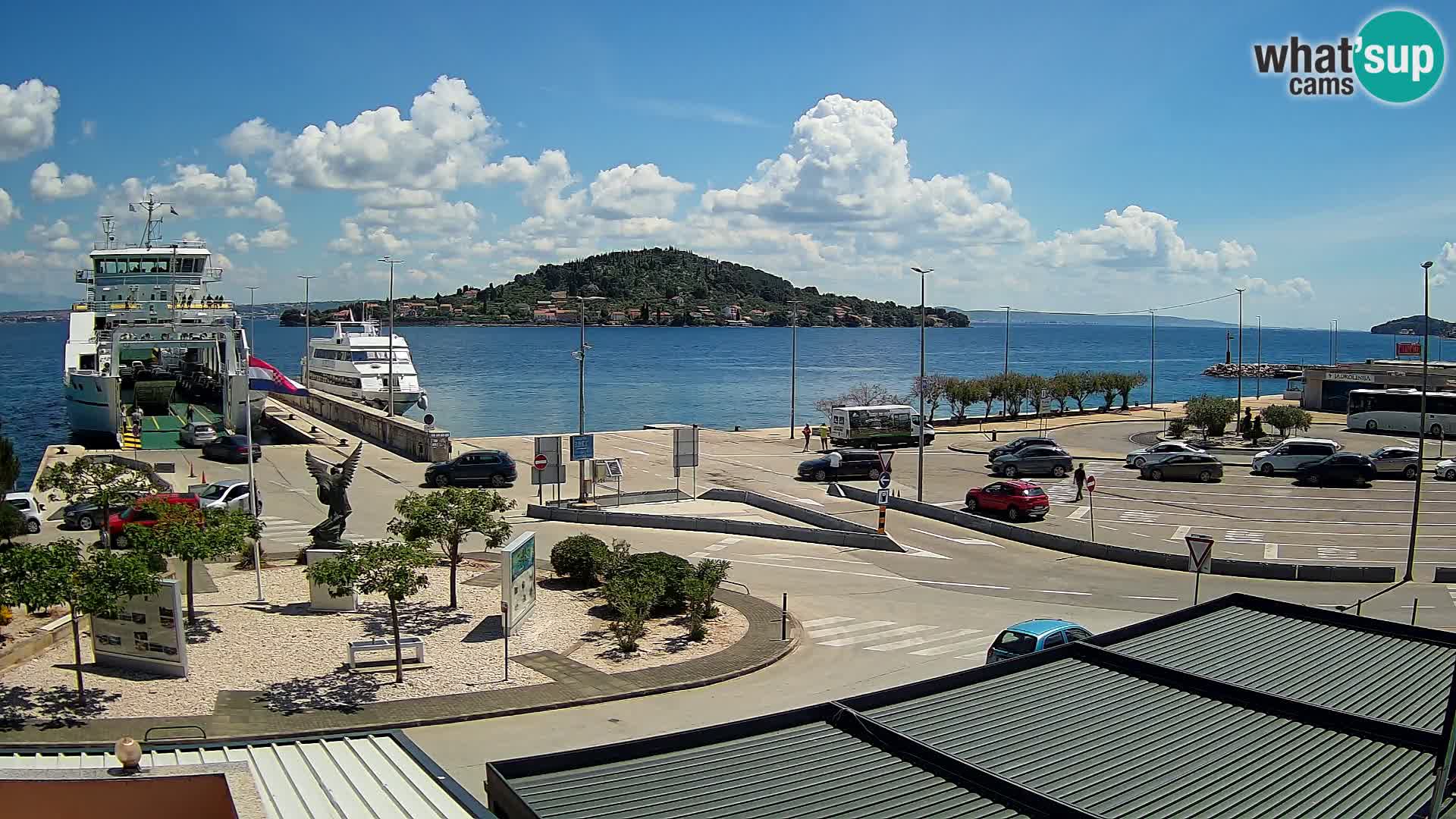 Webcam Ugliano – terminal traghetto da Preko a Zara