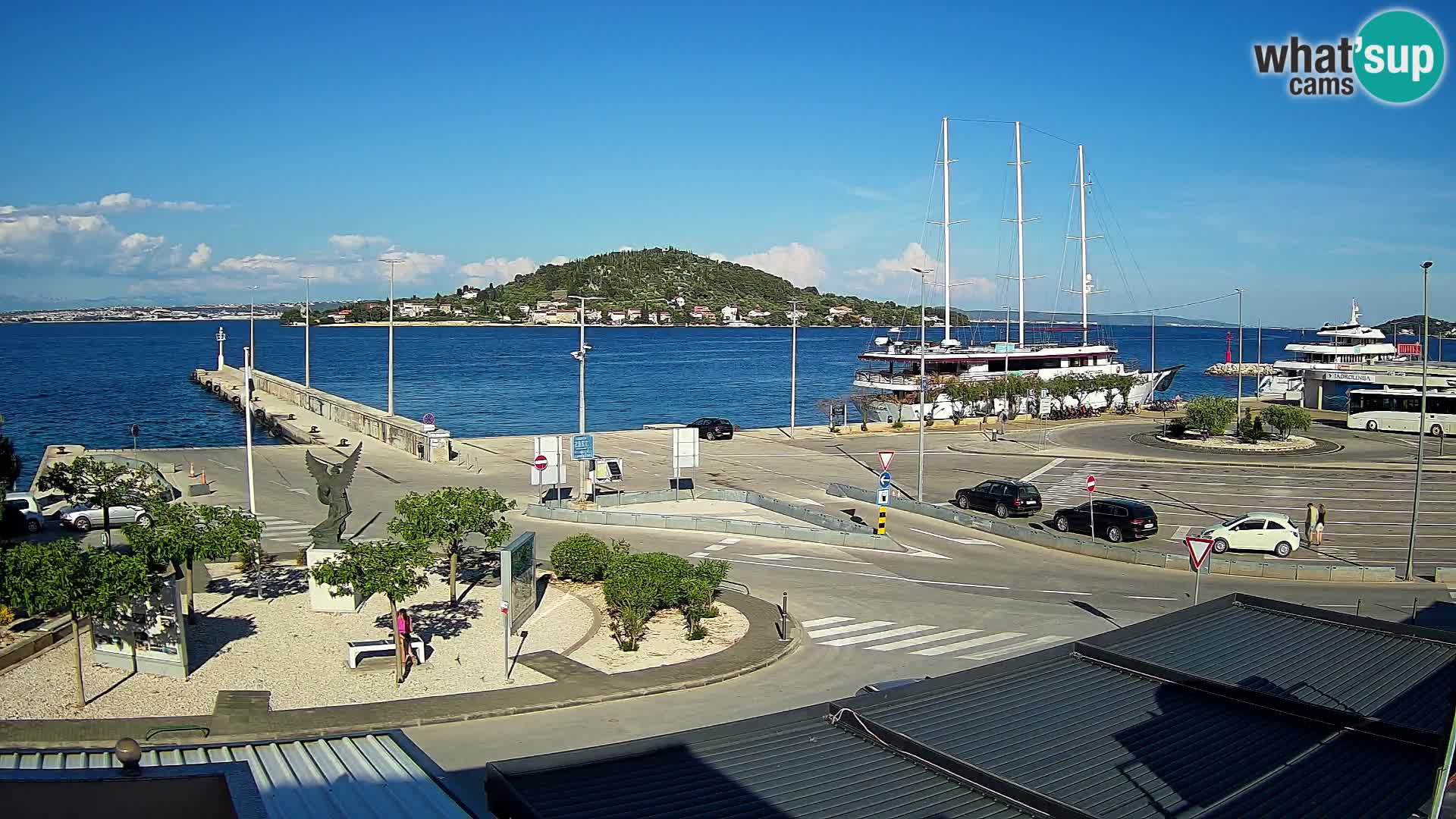 Web kamera Ugljan – Preko trajekt za Zadar