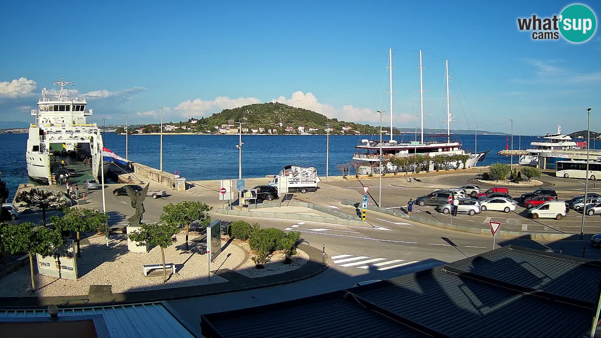 Webcam Ugljan – Preko Ferry to Zadar