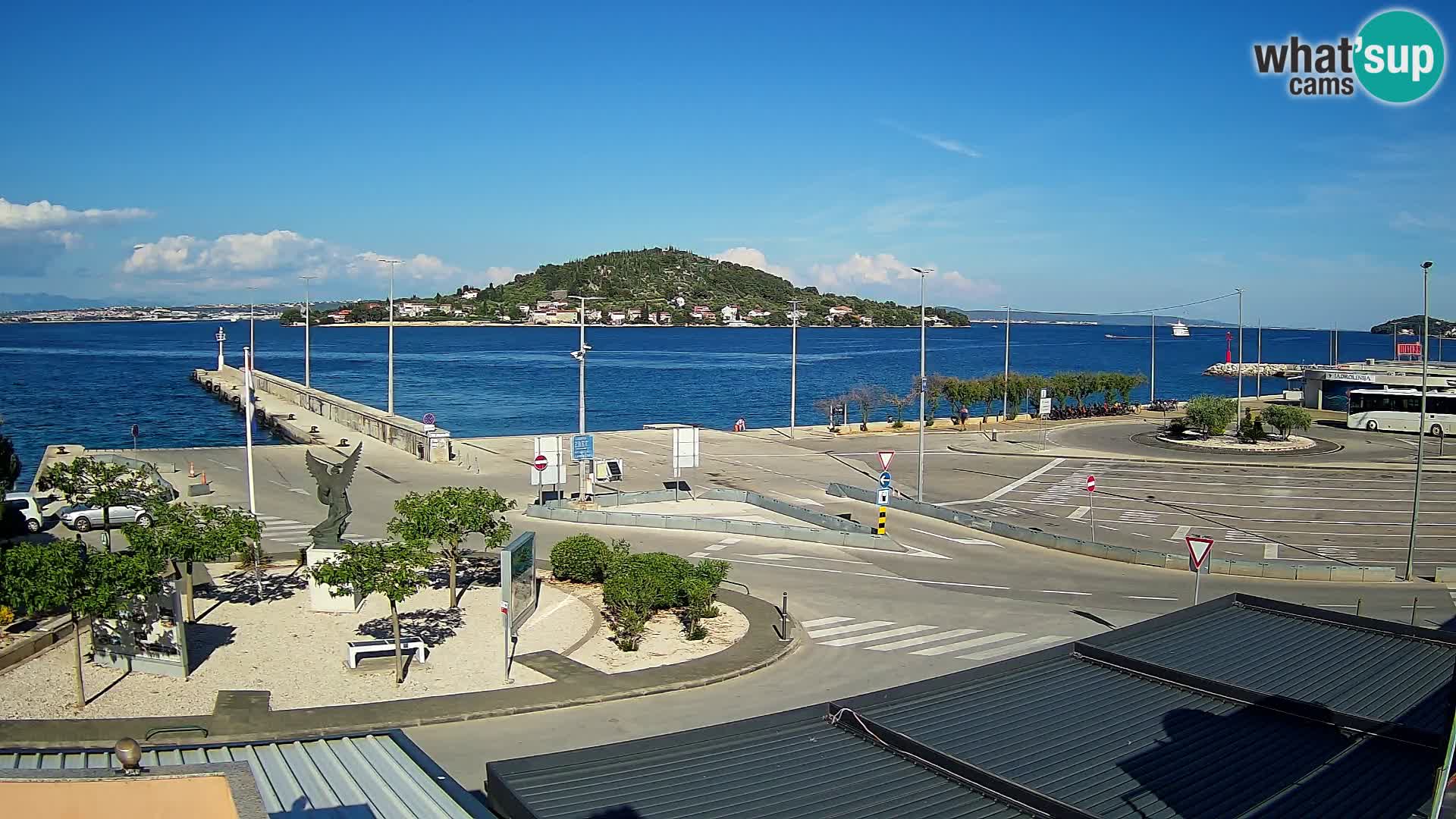 Webcam Ugljan – Preko Ferry to Zadar