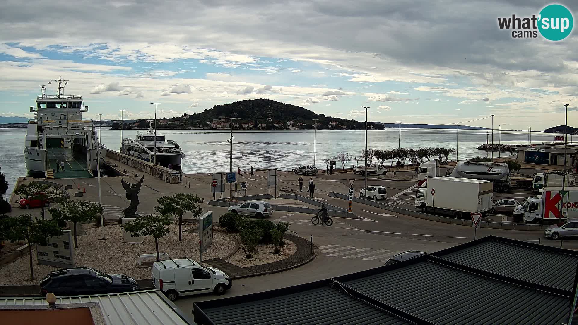 Webcam Ugljan – Preko Ferry to Zadar