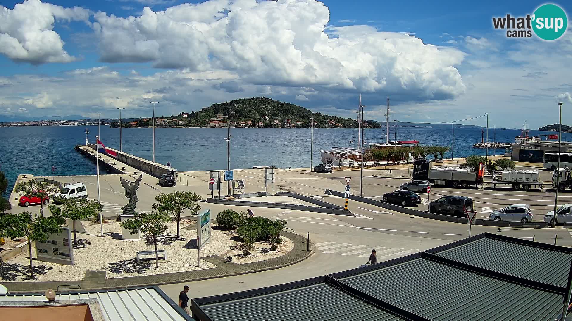 Webcam Ugljan – Preko Ferry to Zadar