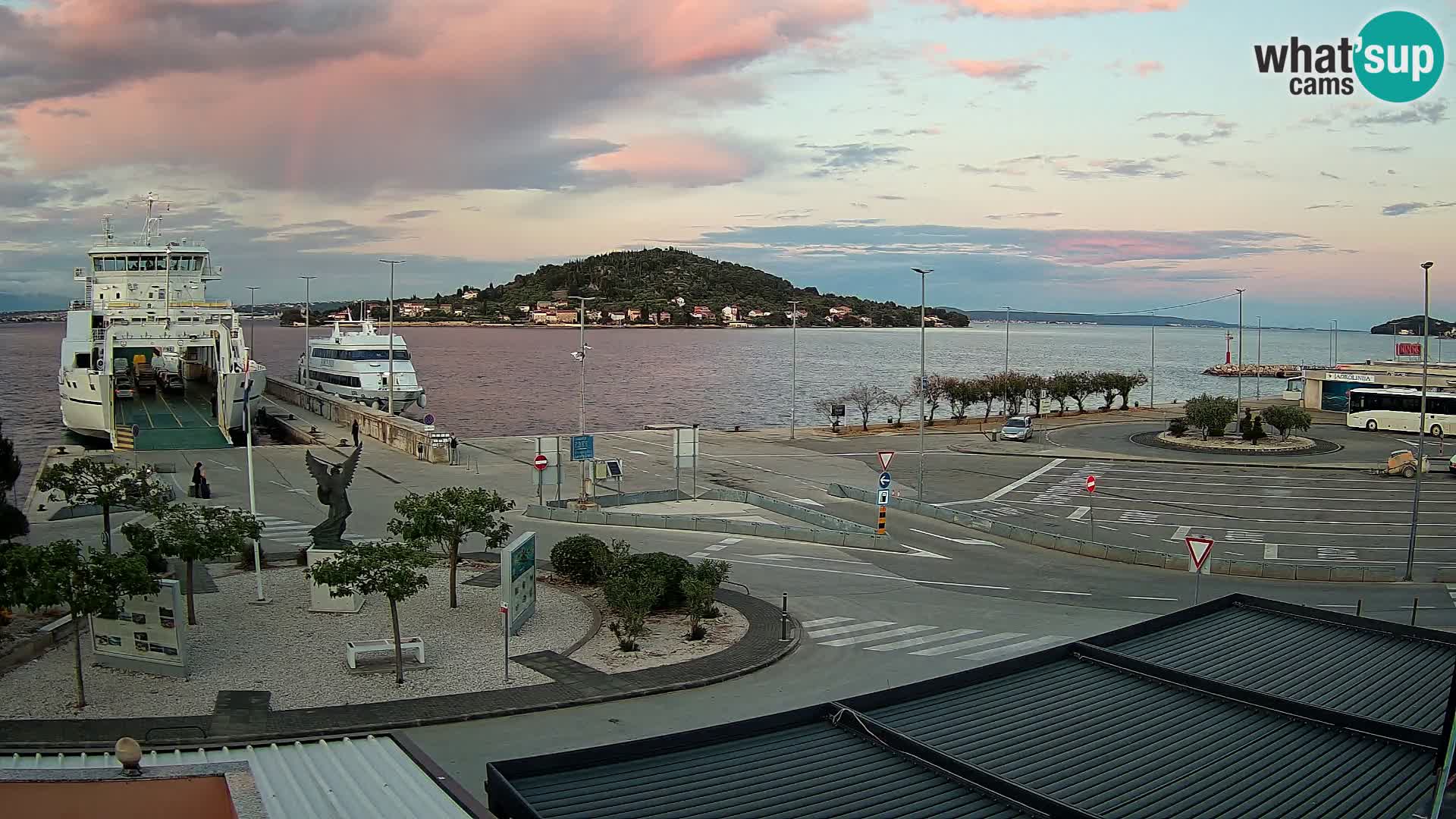 Web kamera Ugljan – Preko trajekt za Zadar