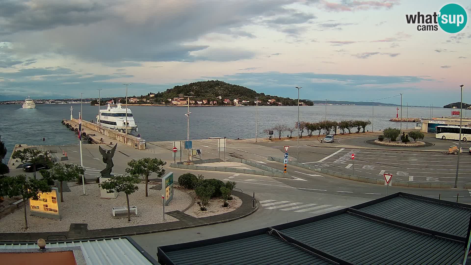 Webcam Ugliano – terminal traghetto da Preko a Zara