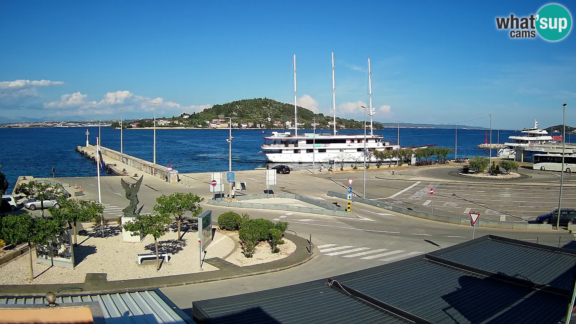 Webcam Ugliano – terminal traghetto da Preko a Zara