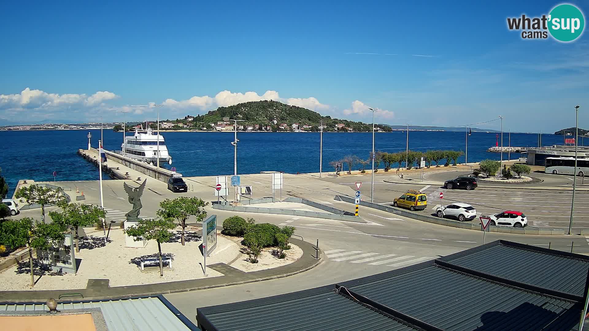 Webcam Ugliano – terminal traghetto da Preko a Zara