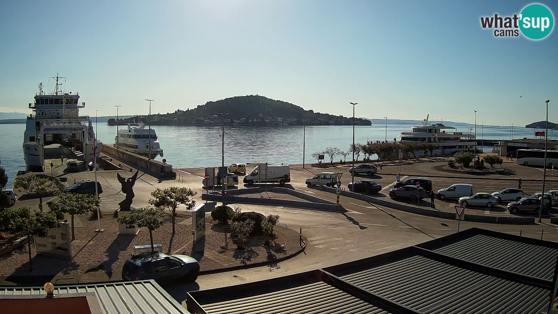 Webcam Ugliano – terminal traghetto da Preko a Zara