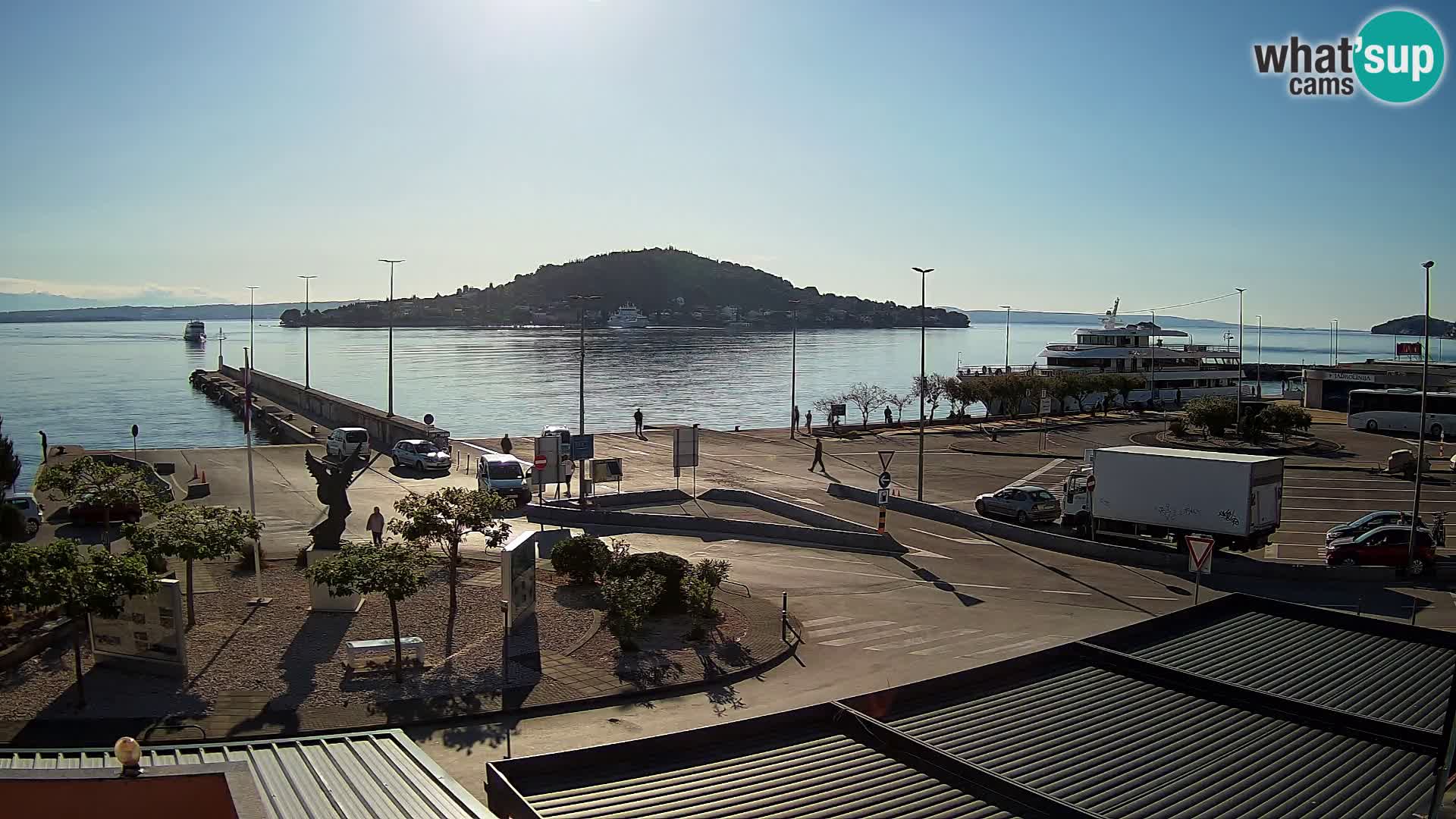 Webcam Ugljan – Preko Ferry to Zadar
