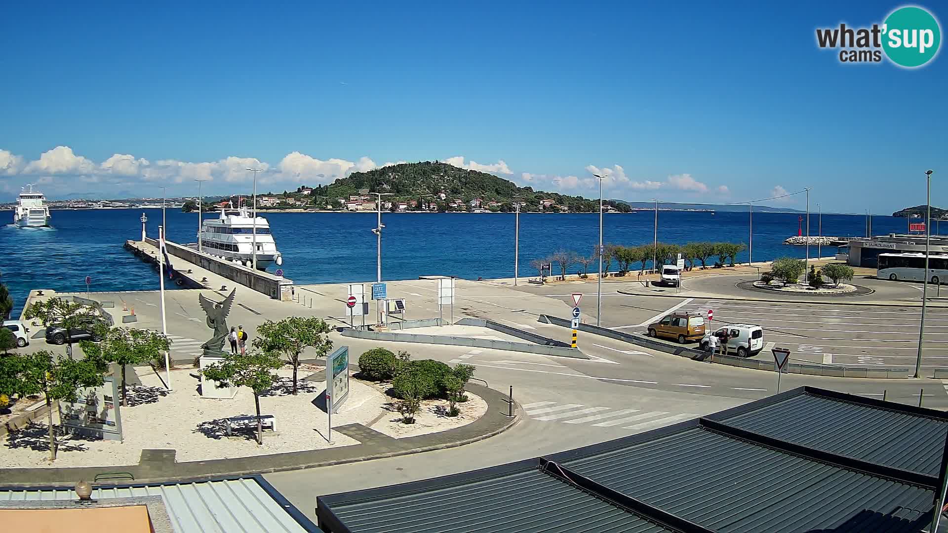 Web kamera Ugljan – Preko trajekt za Zadar