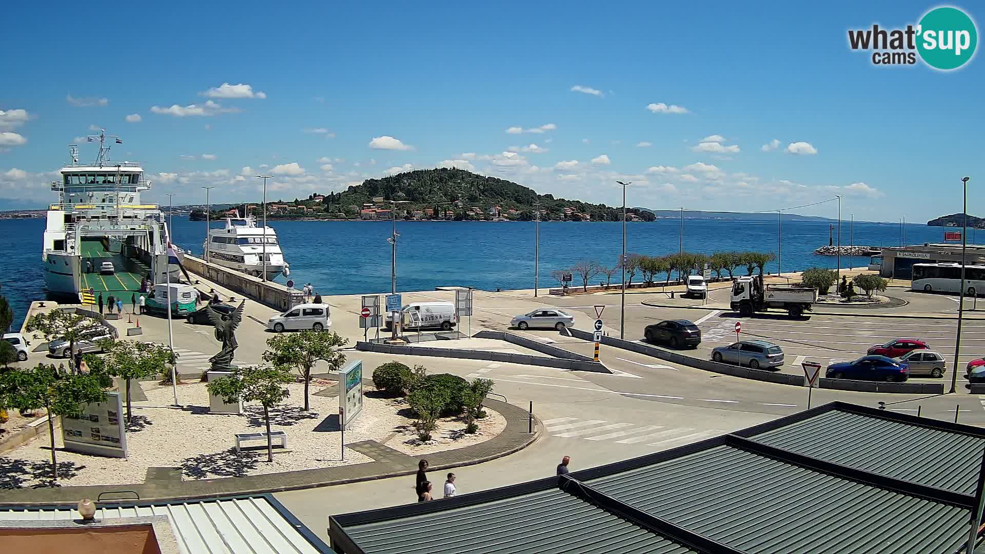Web kamera Ugljan – Preko trajekt za Zadar
