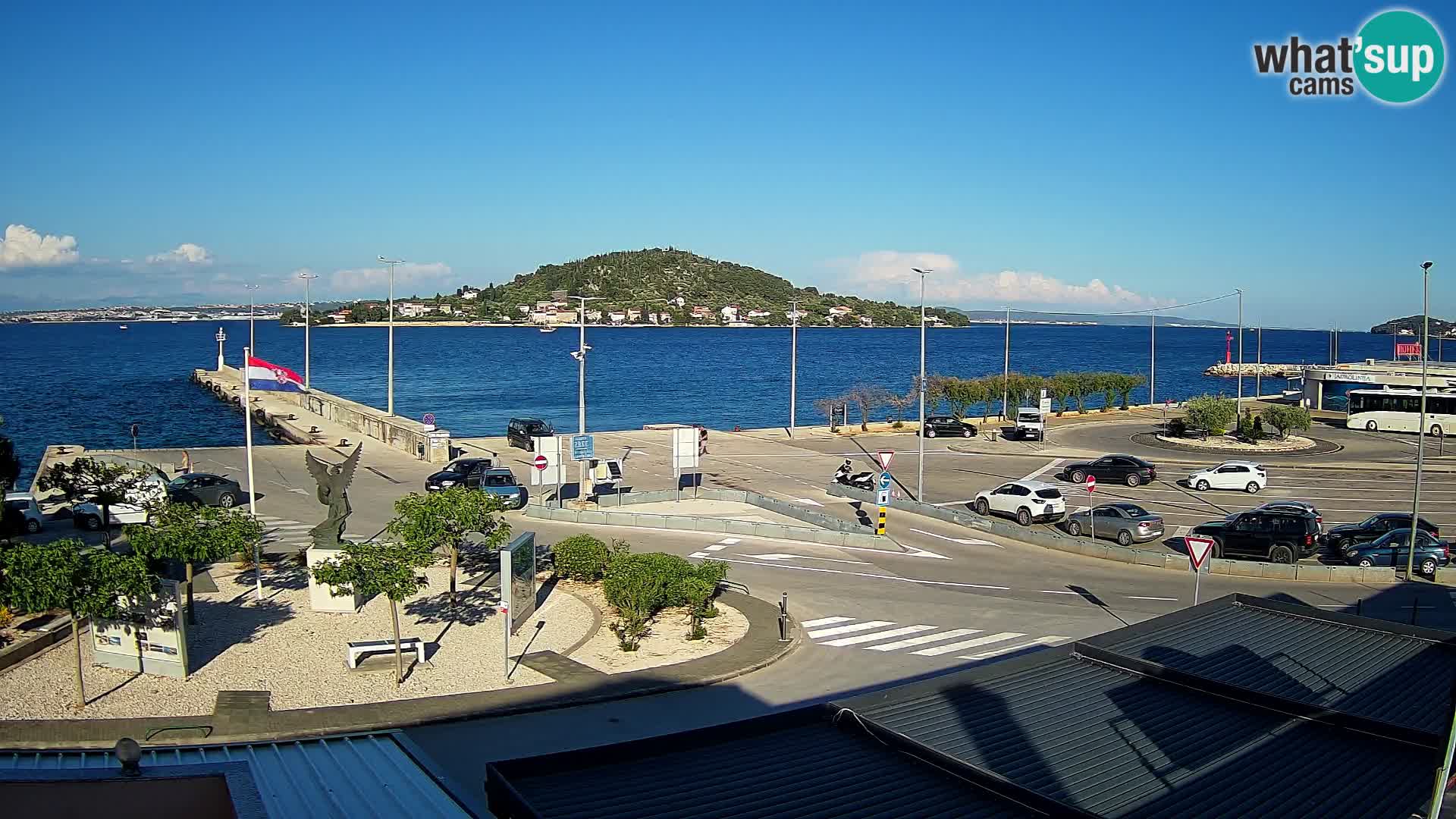 Webcam Ugljan – Preko Ferry to Zadar