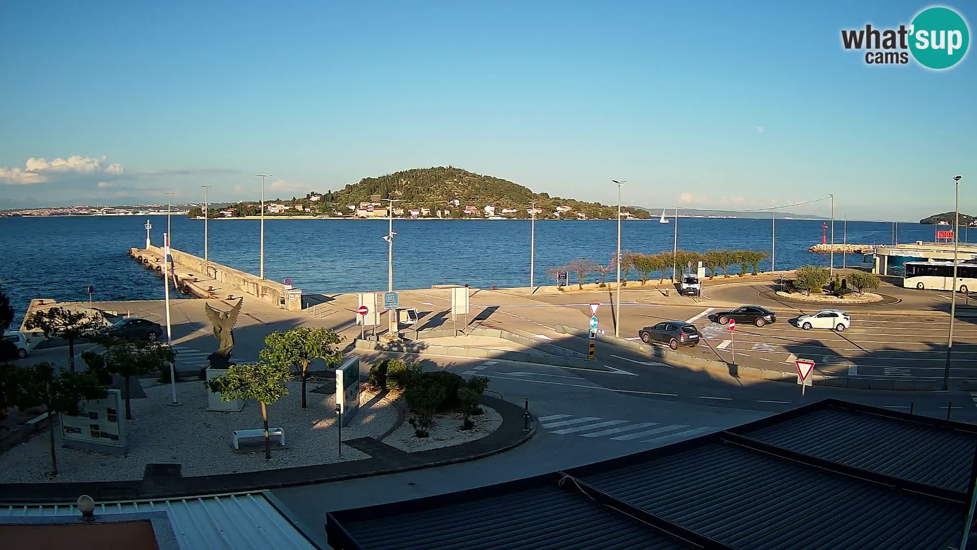 Webcam Ugliano – terminal traghetto da Preko a Zara