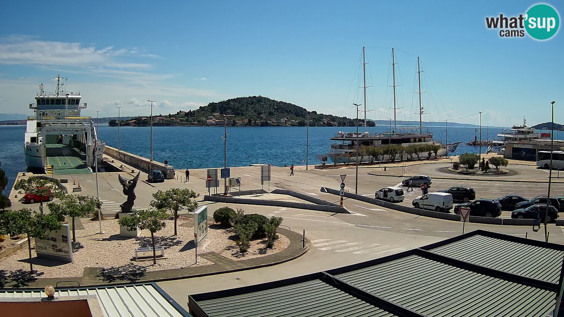 Webcam Ugljan – Preko Ferry to Zadar
