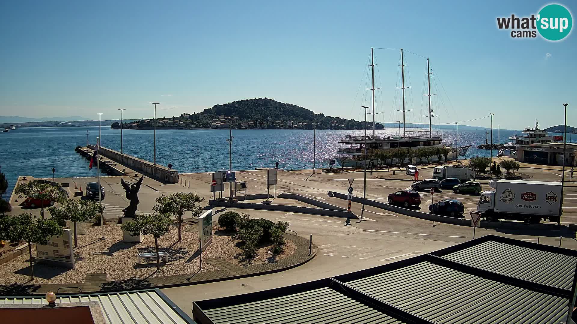 Webcam Ugliano – terminal traghetto da Preko a Zara
