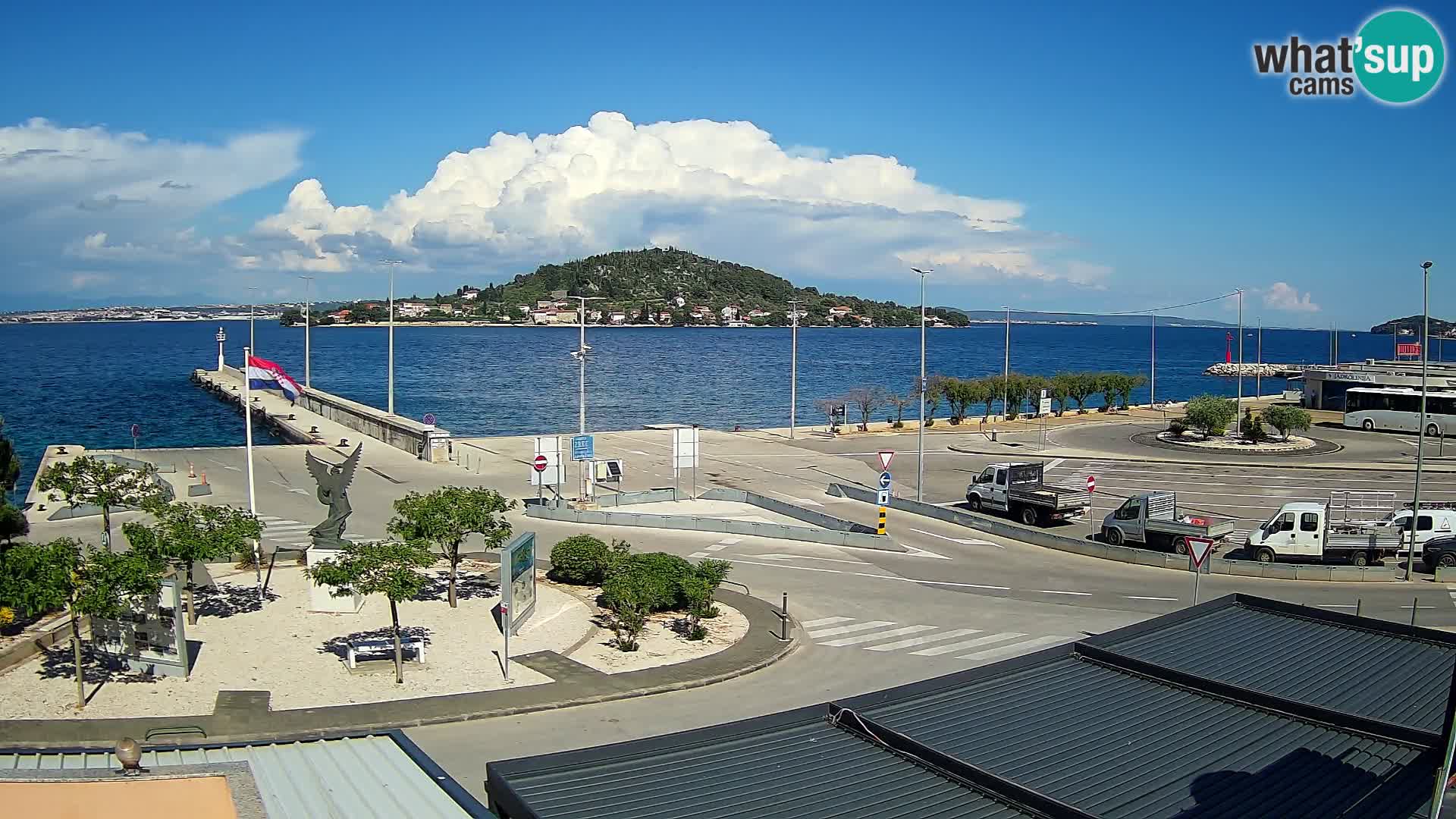 Spletna kamera Ugljan – trajekt Preko – Zadar
