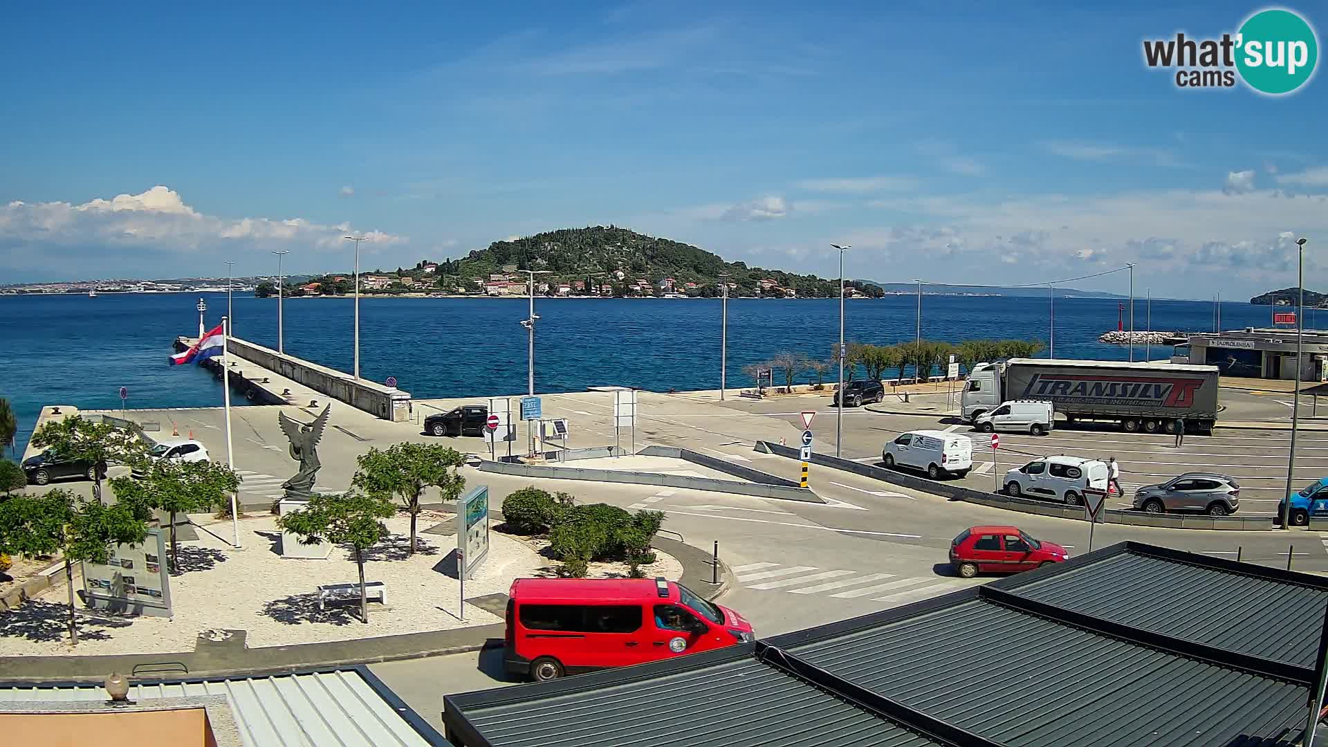 Spletna kamera Ugljan – trajekt Preko – Zadar